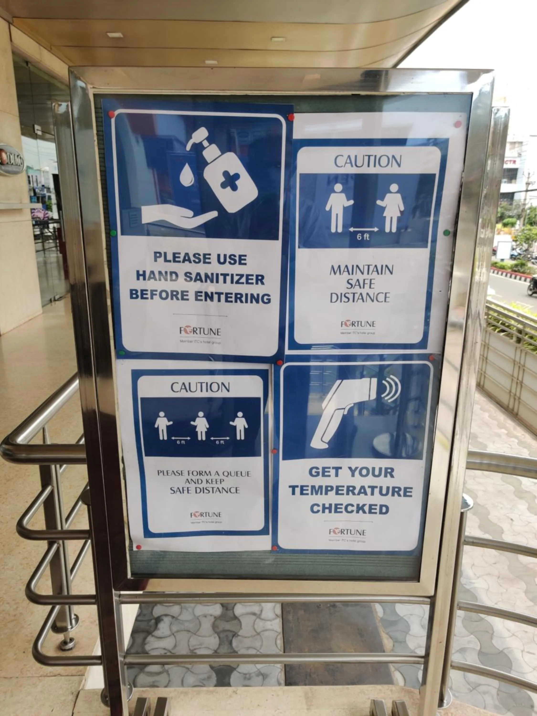 Text overlay in Fortune Inn Sree Kanya Visakhapatnam