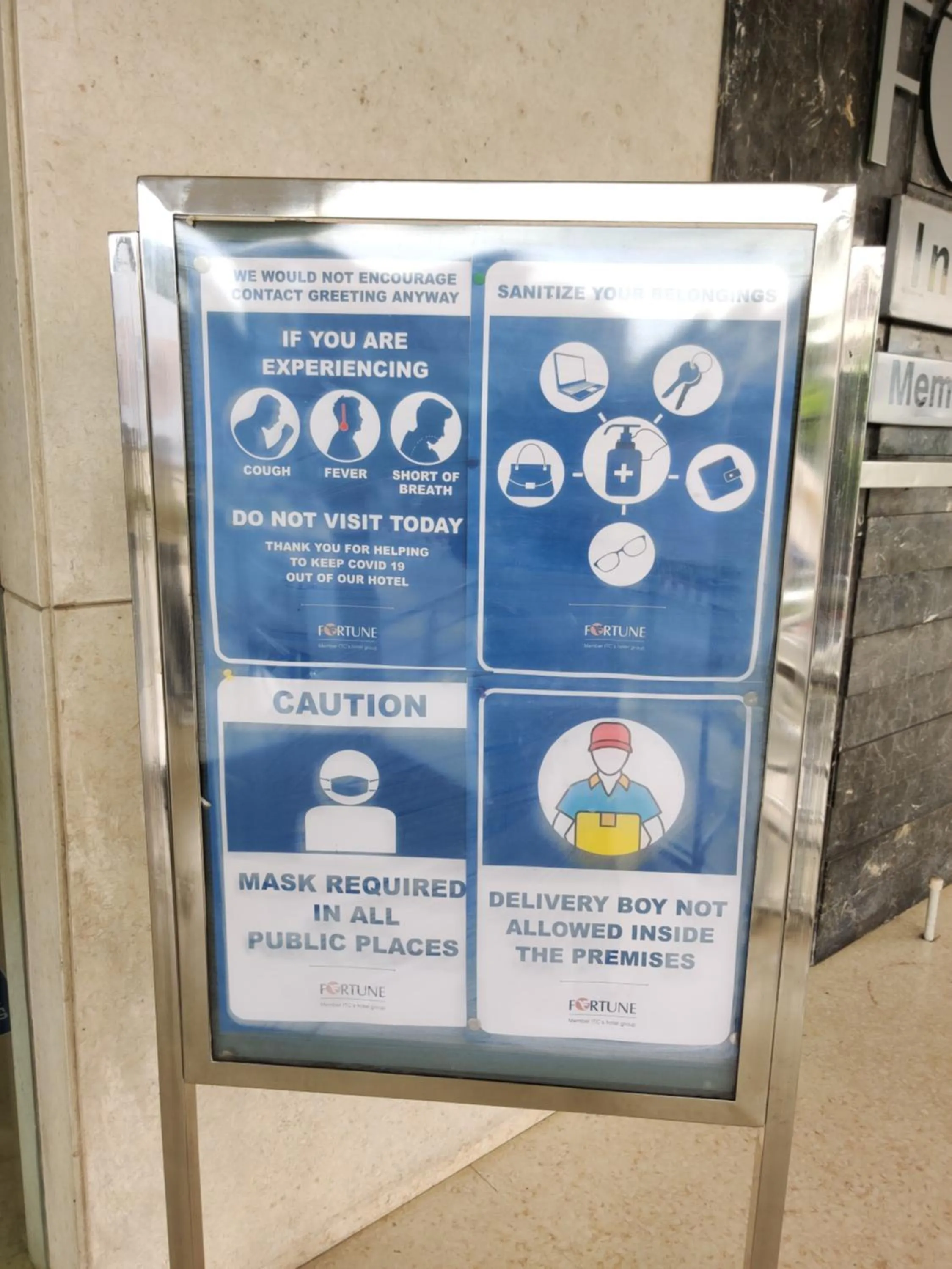 Text overlay in Fortune Inn Sree Kanya Visakhapatnam