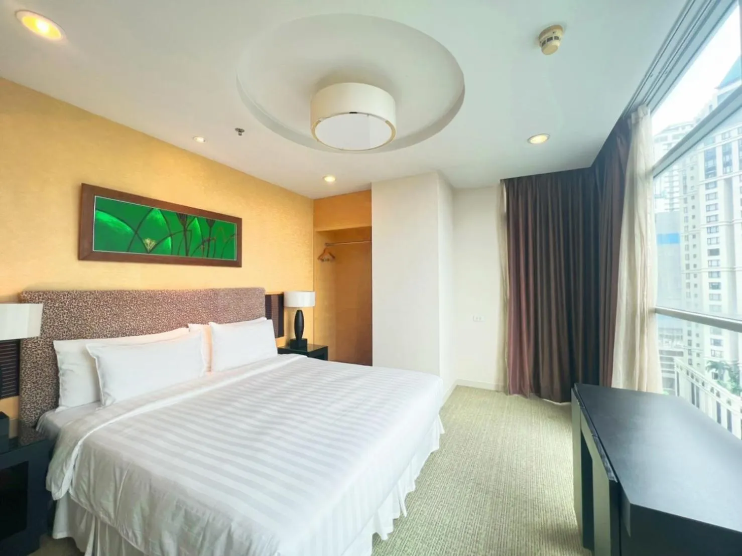 Bed in Urbana Sathorn Hotel, Bangkok