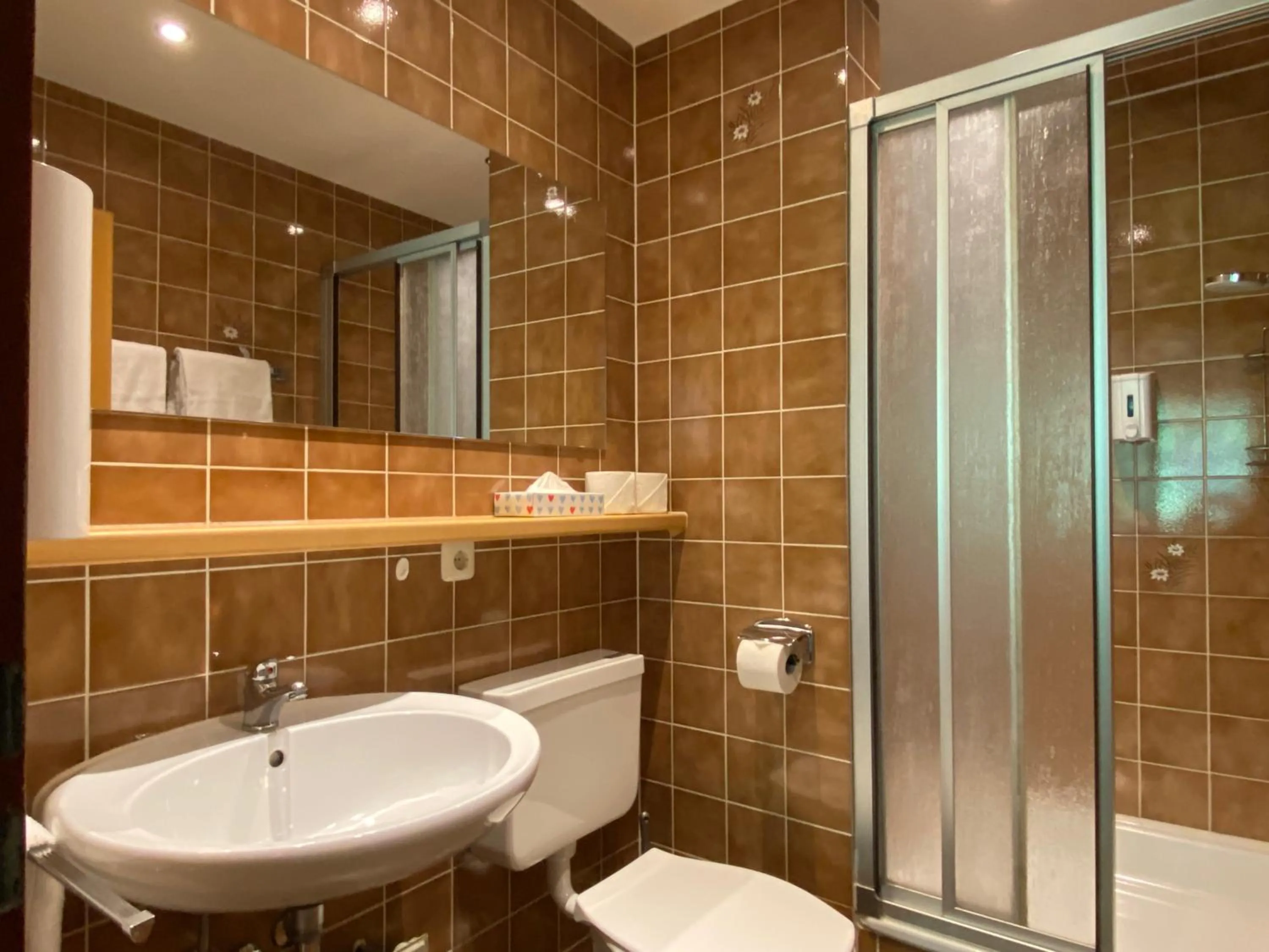 Shower in Appartement-Hotel Happy Kienberg