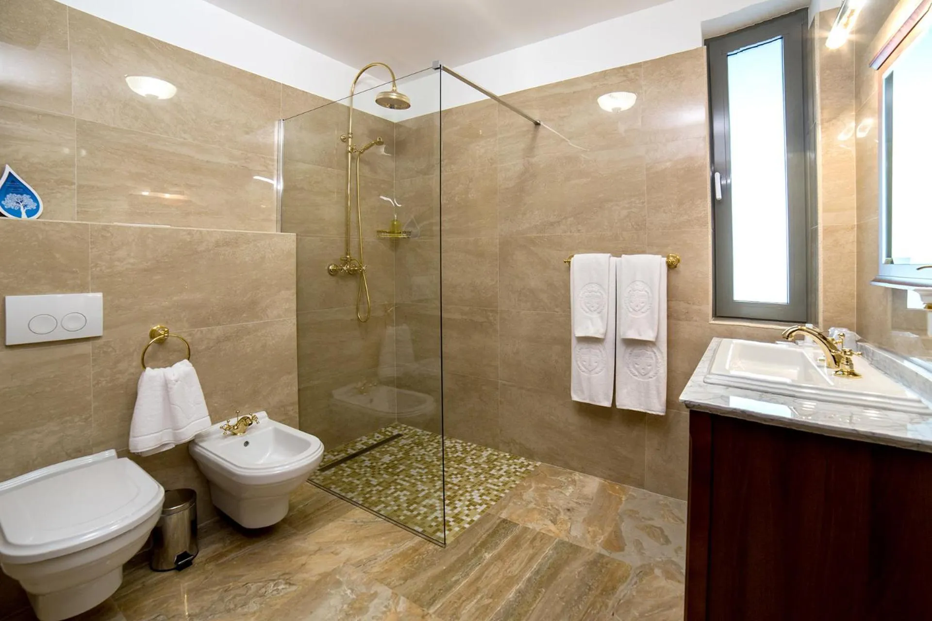 Bathroom in Theodora Golf Club