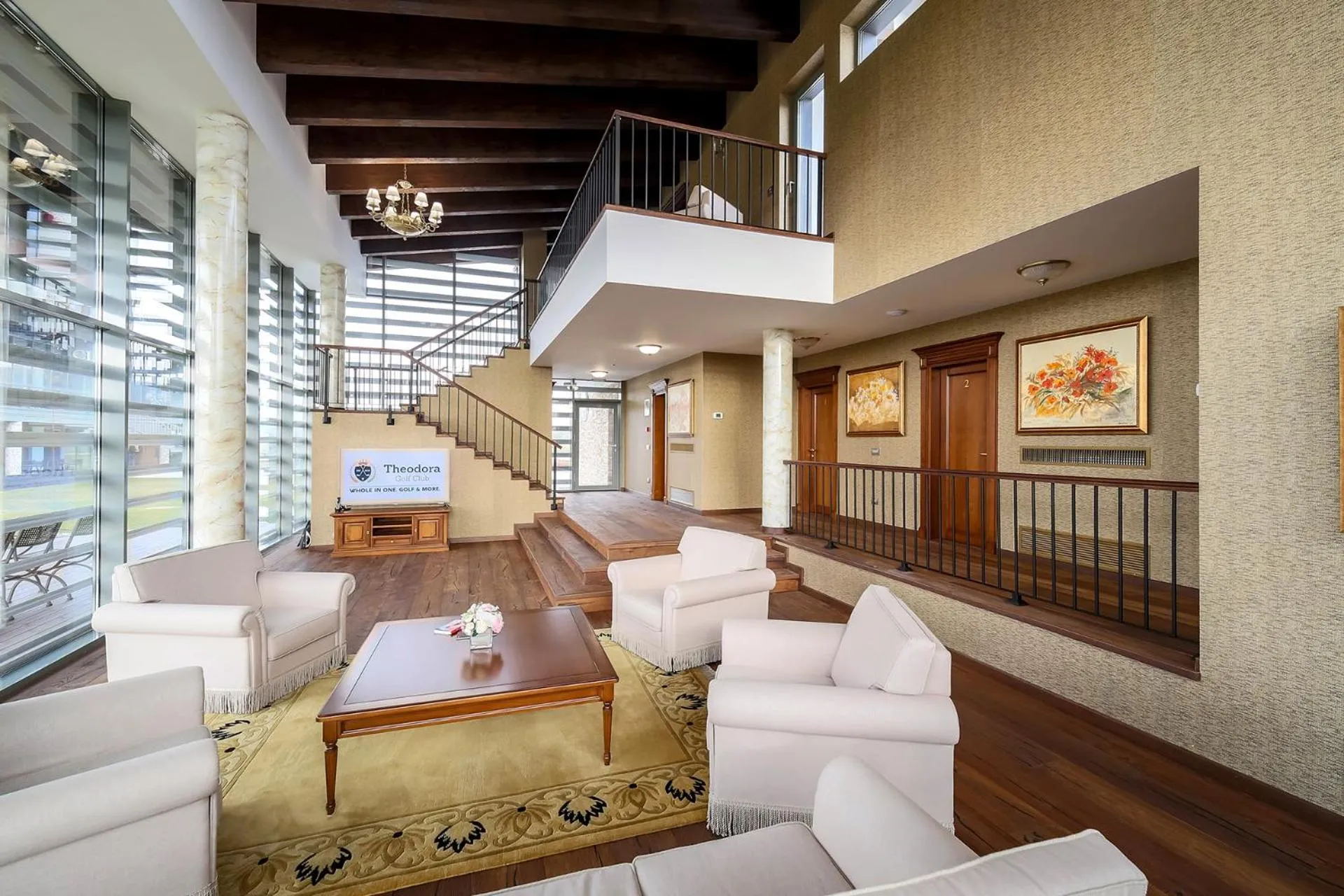 Living room in Theodora Golf Club