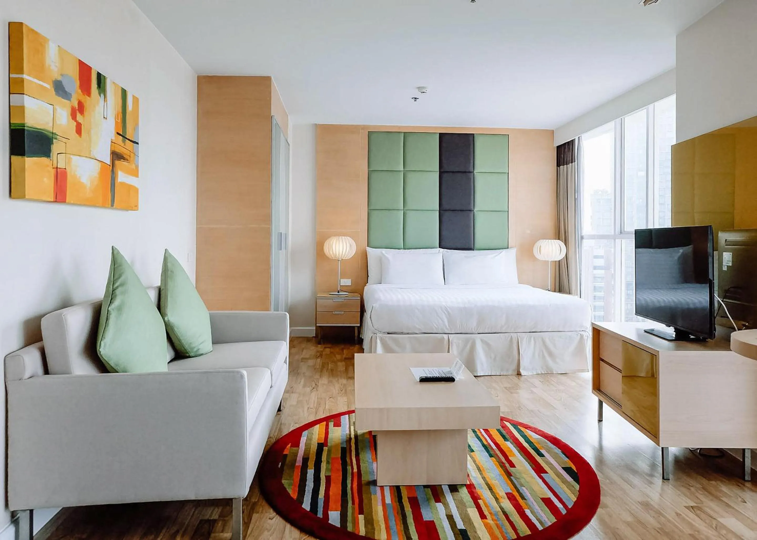 Bed in Urbana Langsuan Hotel