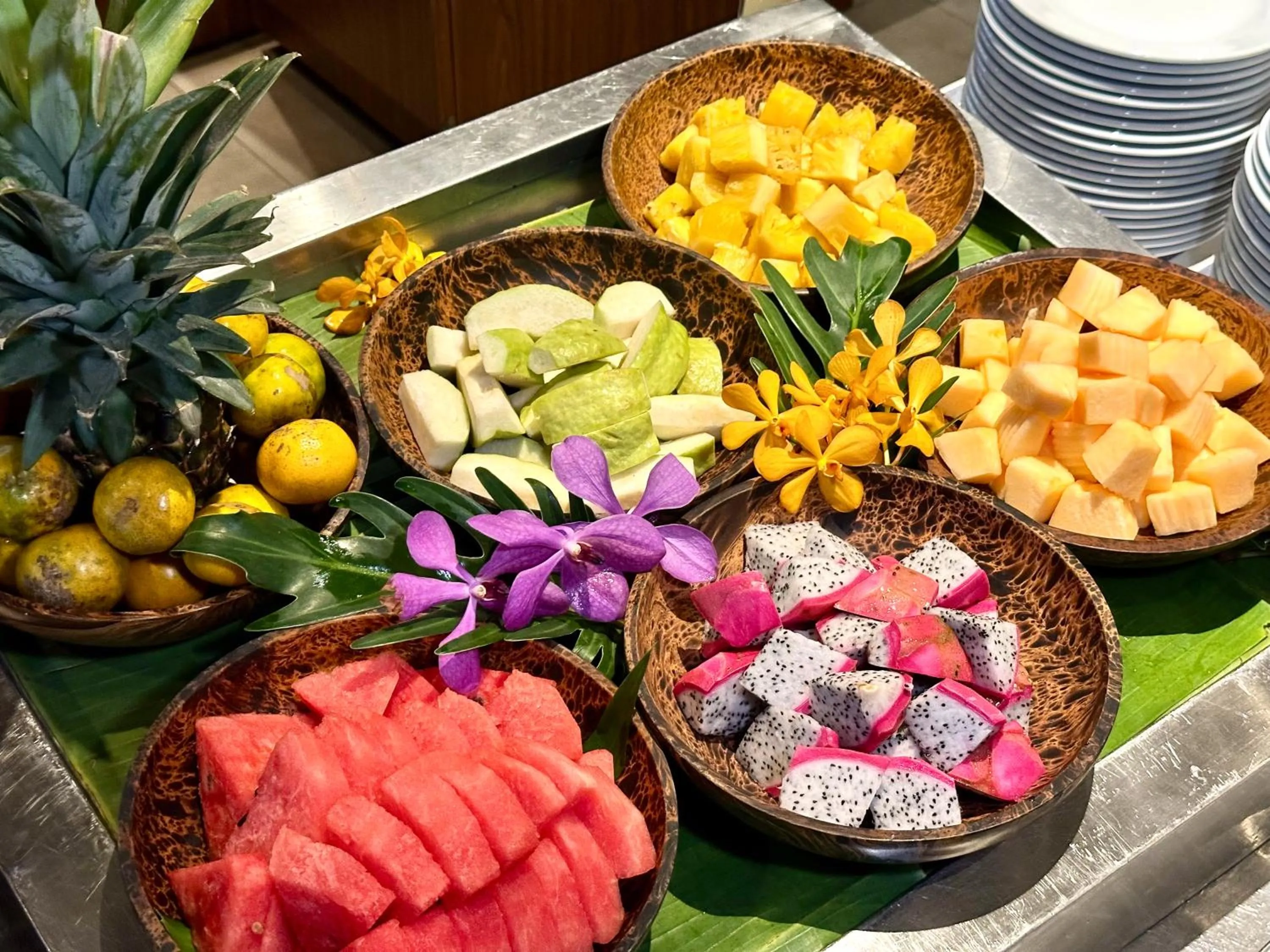Food close-up in Urbana Langsuan Hotel