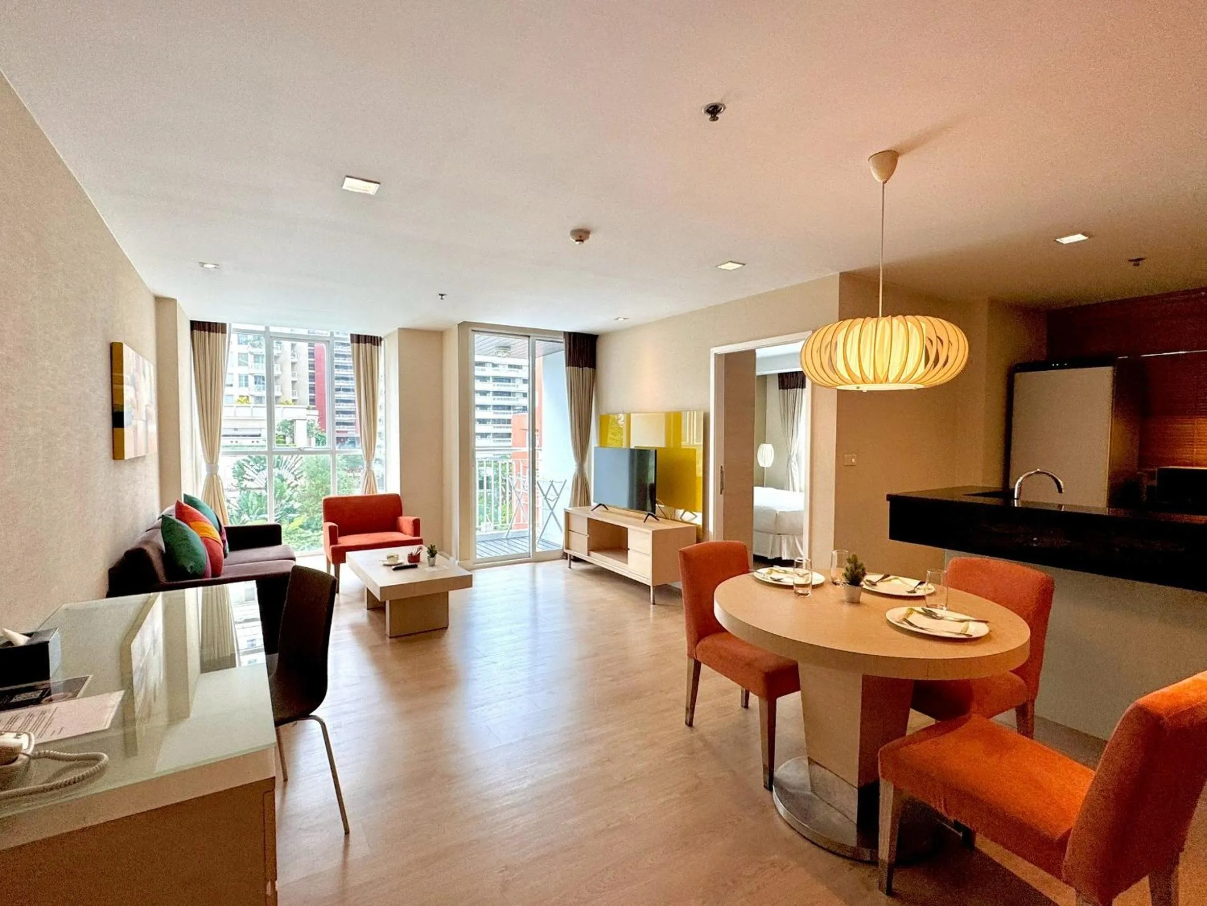 Living room in Urbana Langsuan Hotel