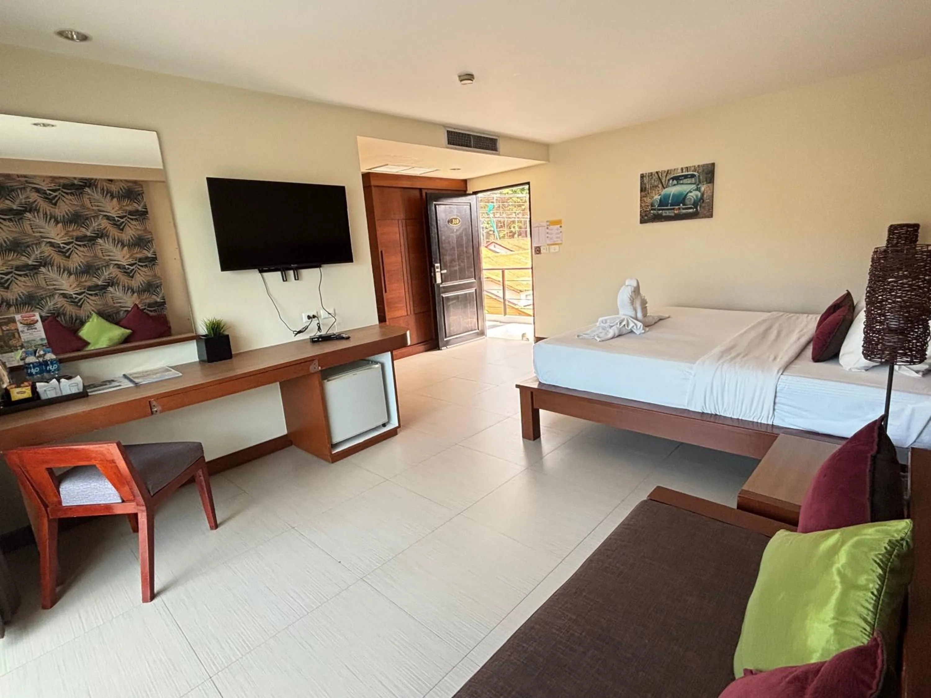 Bedroom, Bed in Baramee Resortel