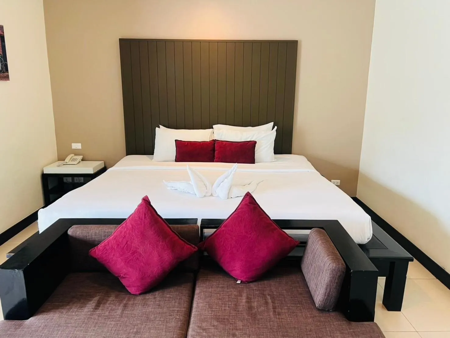 Bedroom, Bed in Baramee Resortel