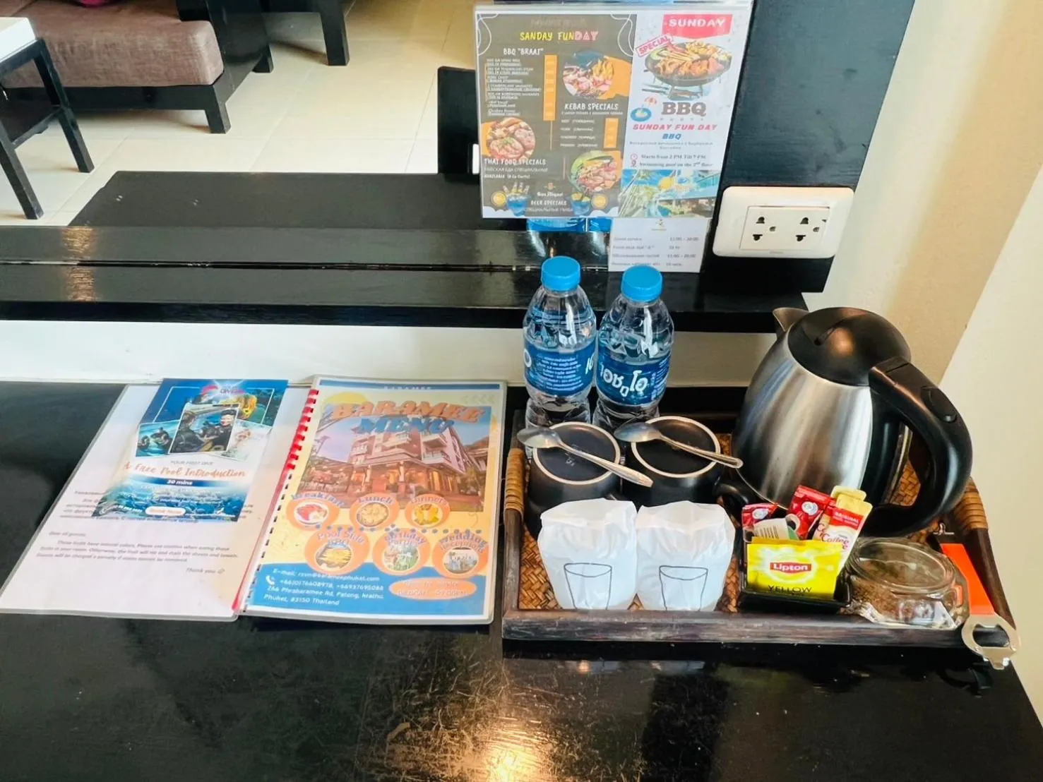 Coffee/tea facilities in Baramee Resortel