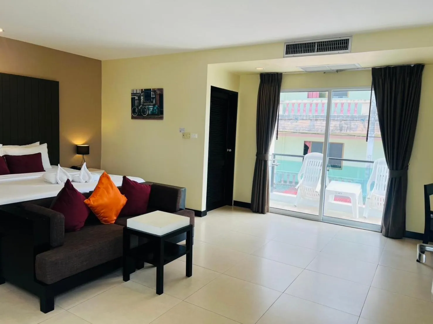 Bedroom, Bed in Baramee Resortel