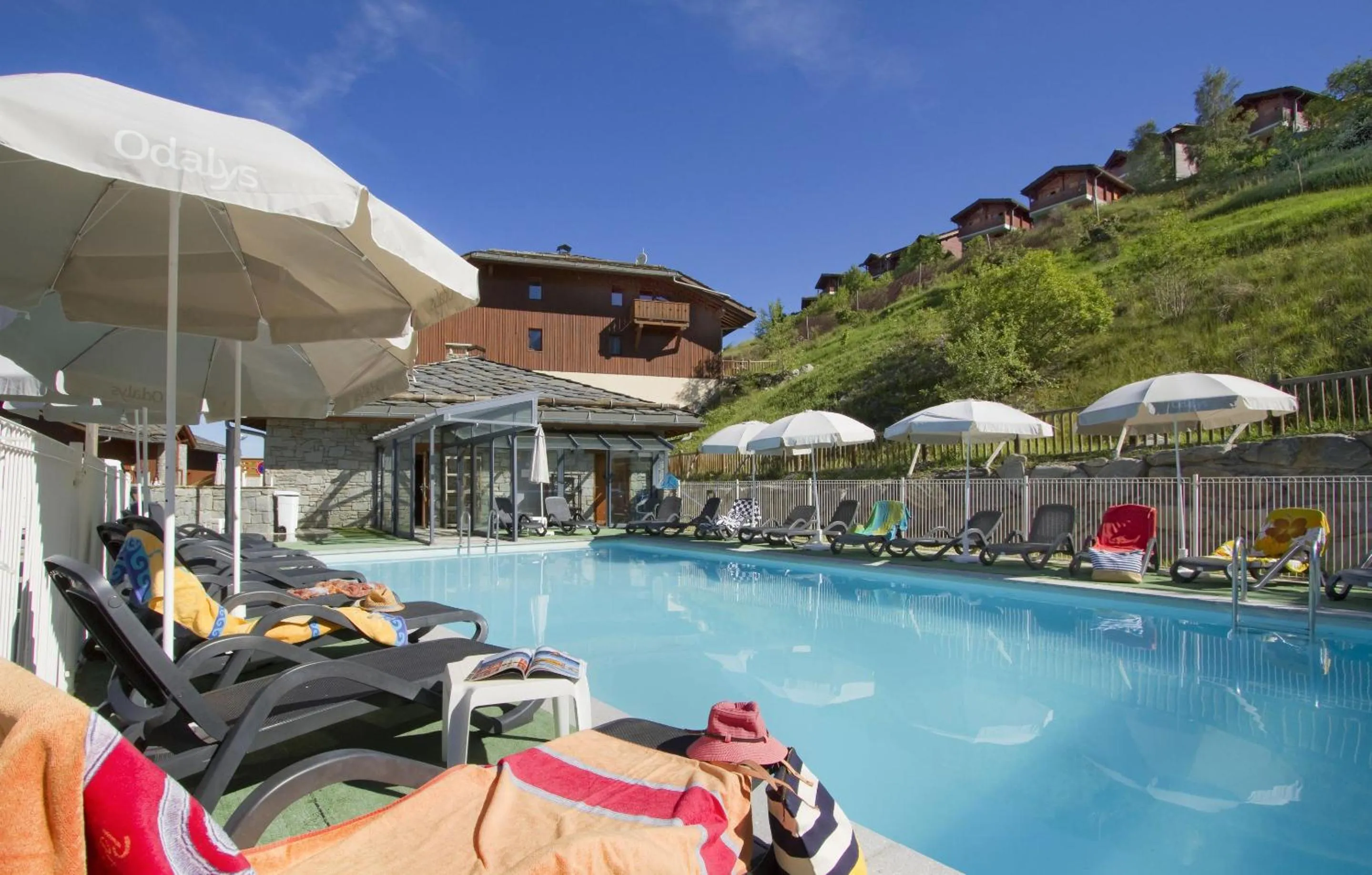 Swimming pool in Résidence Odalys Le Grand Panorama 1