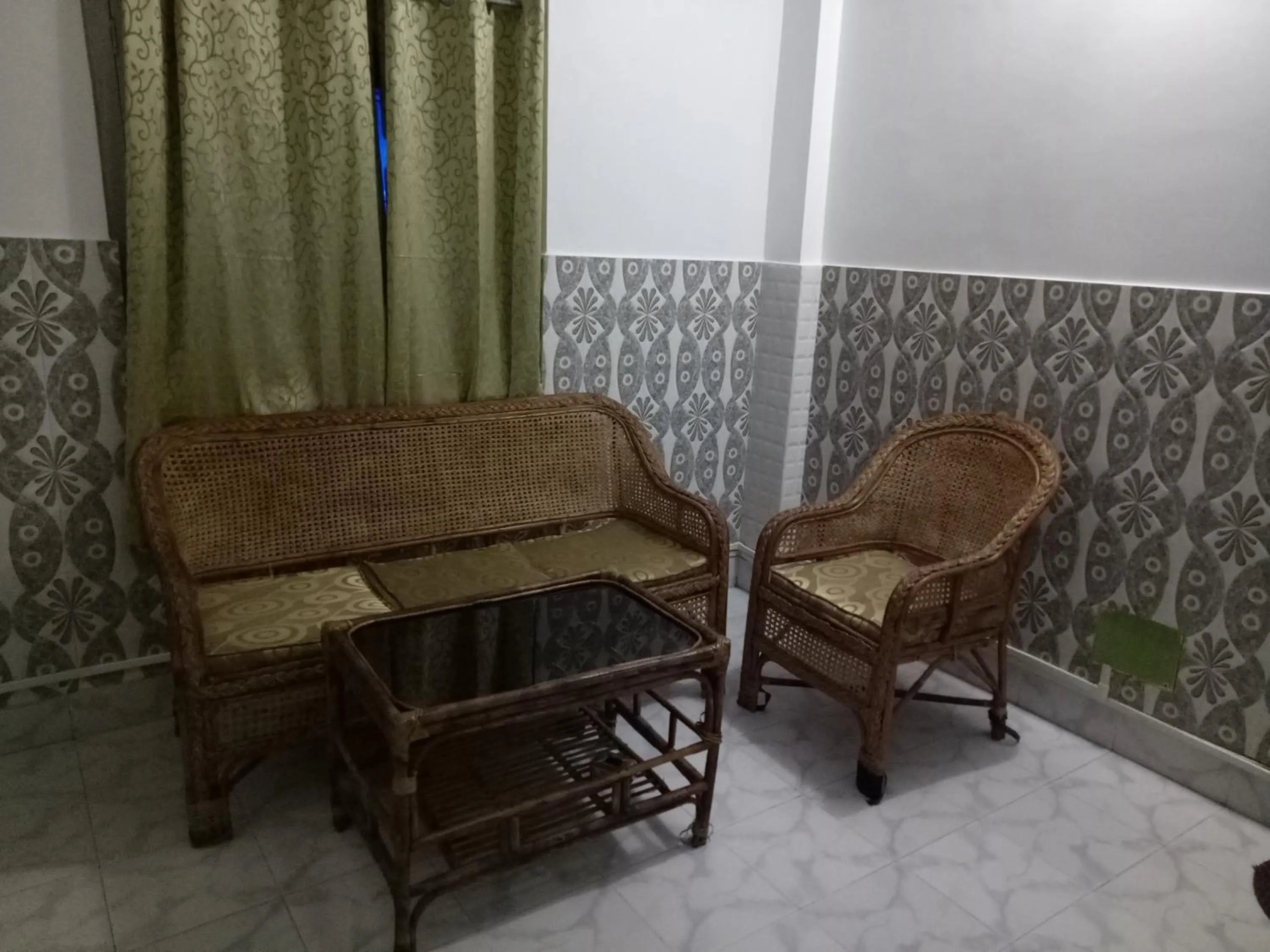 Seating area in Hotel Kameng