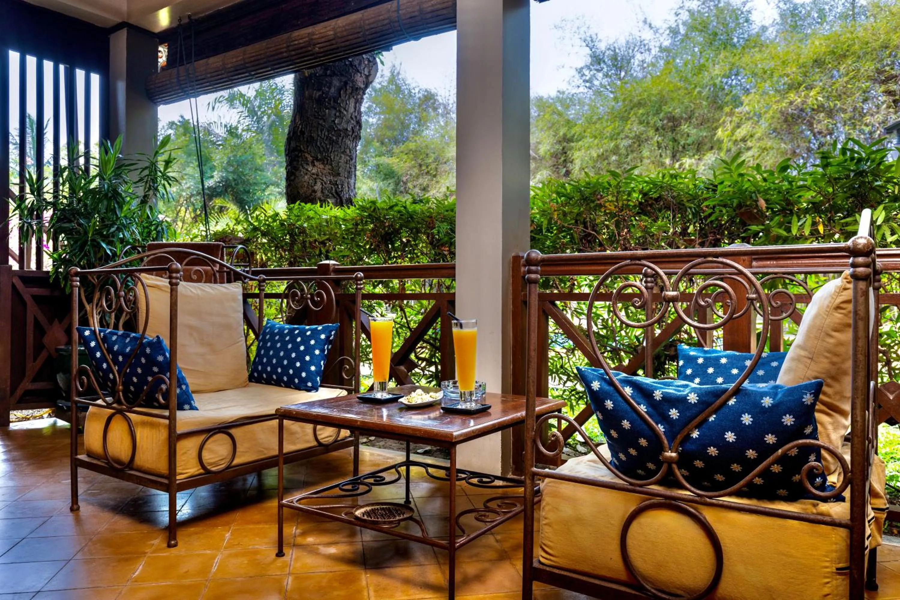 Balcony/Terrace in La Palmeraie D'angkor