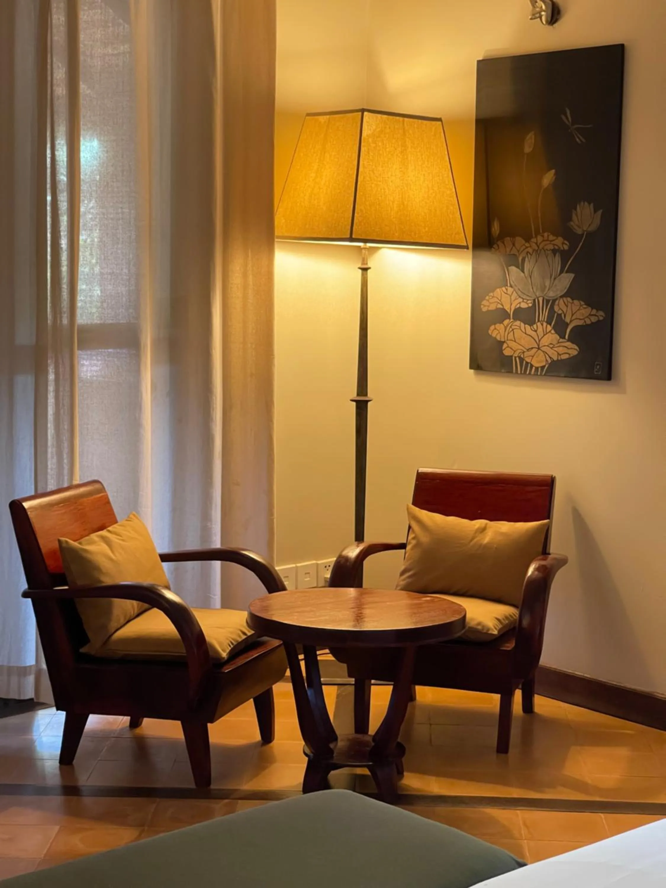 Seating area in La Palmeraie D'angkor