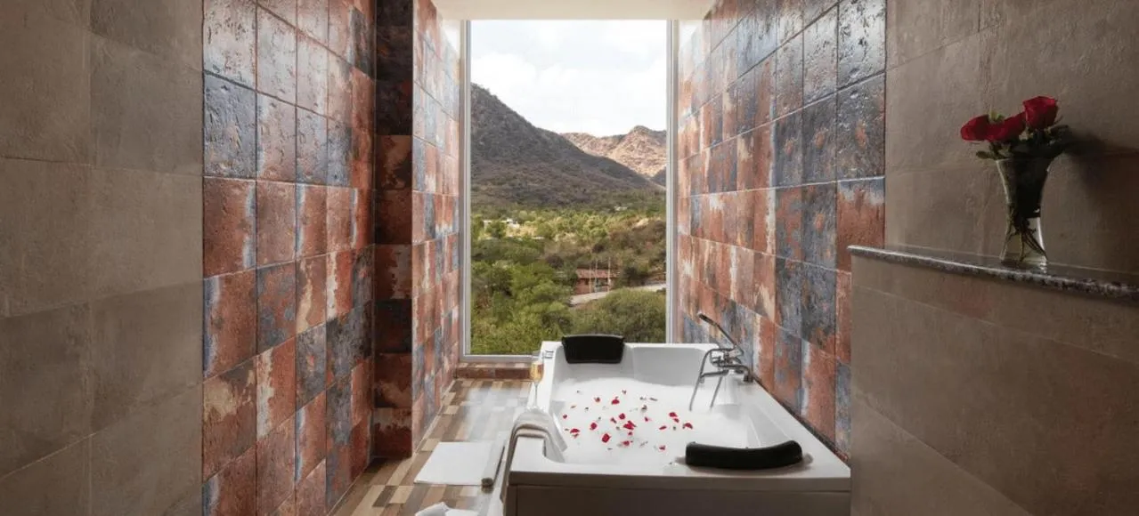 Bathroom in jüSTa Sajjangarh Resort & Spa, Udaipur