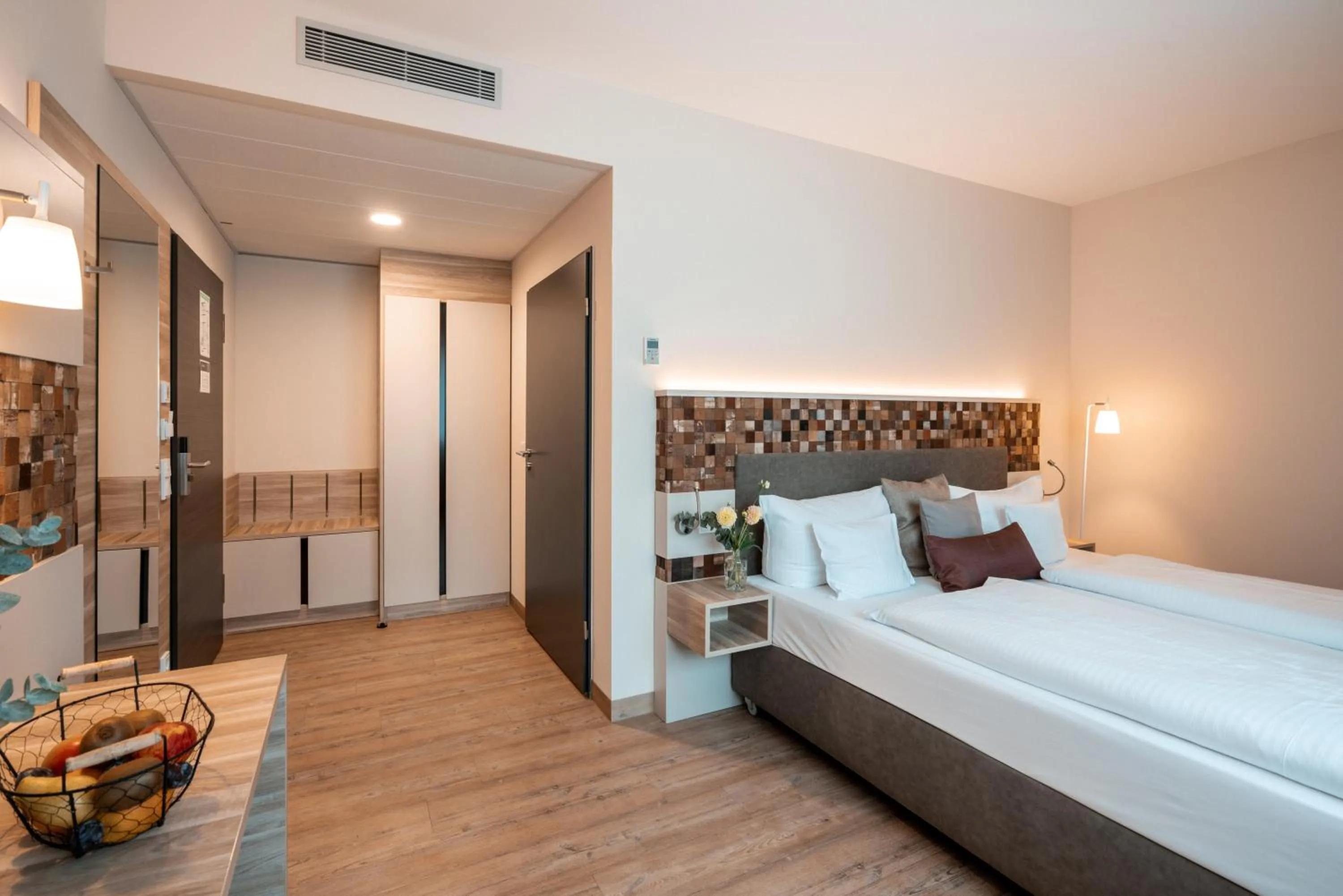 Photo of the whole room, Bed in Weinhotel Wasem