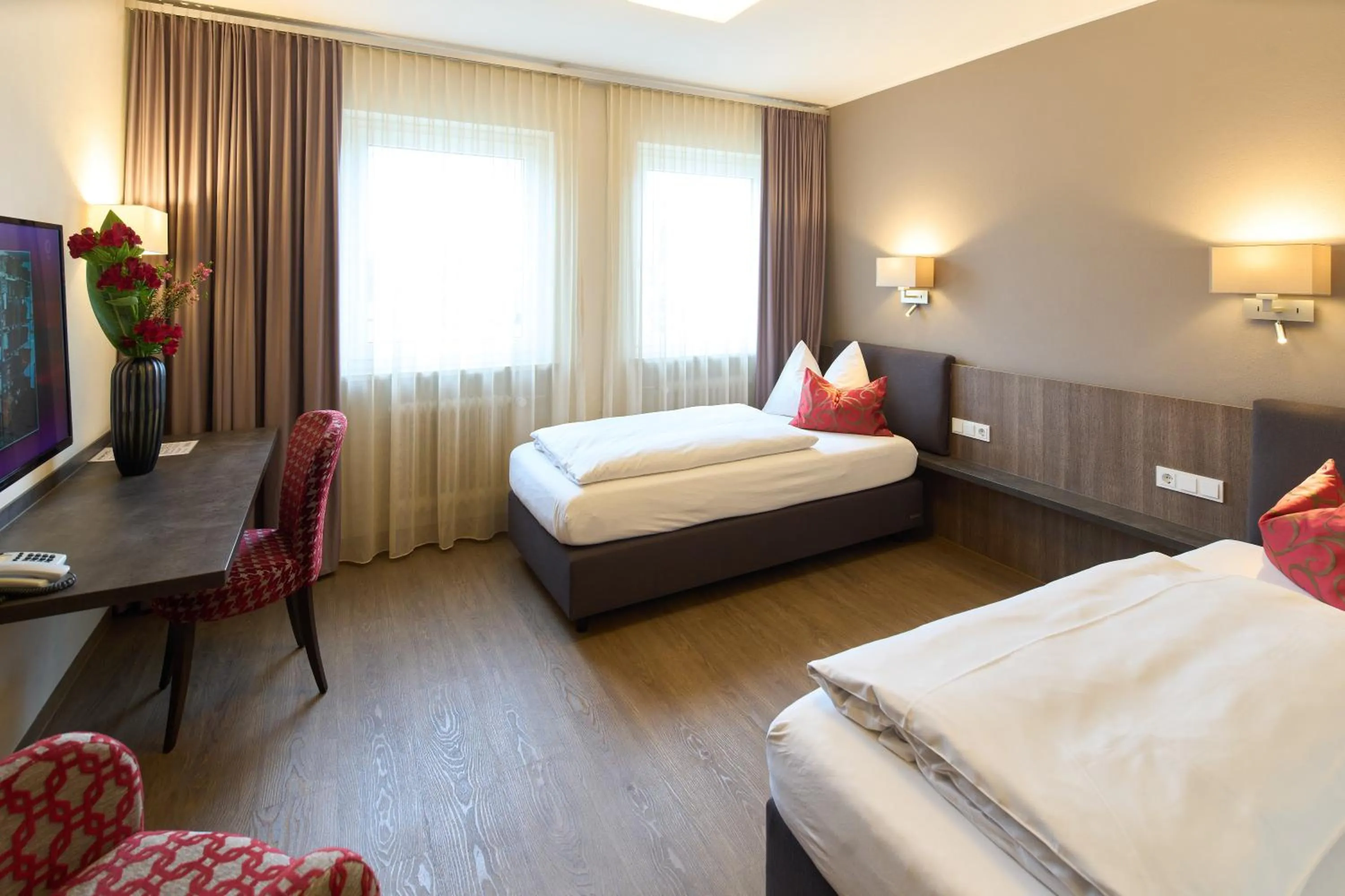 Bed in Hotel Staffler