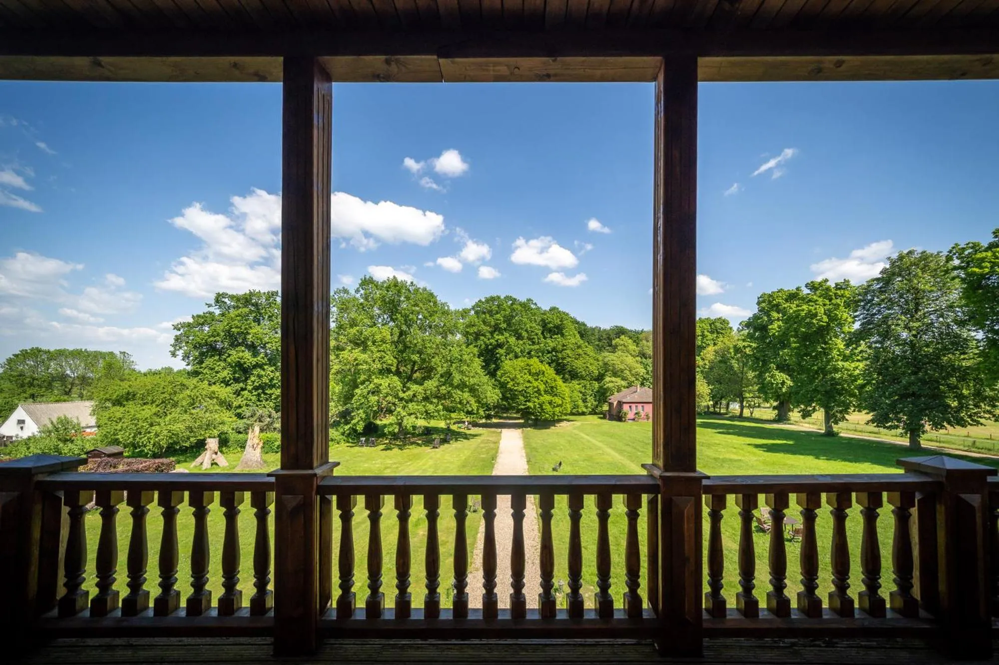 Garden view in Romantik Hotel Gutshaus Ludorf