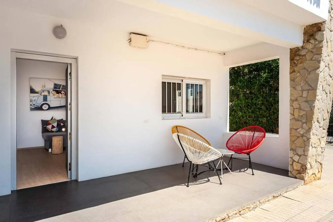 Patio in Hotel Cenit & Apts Sol y Viento