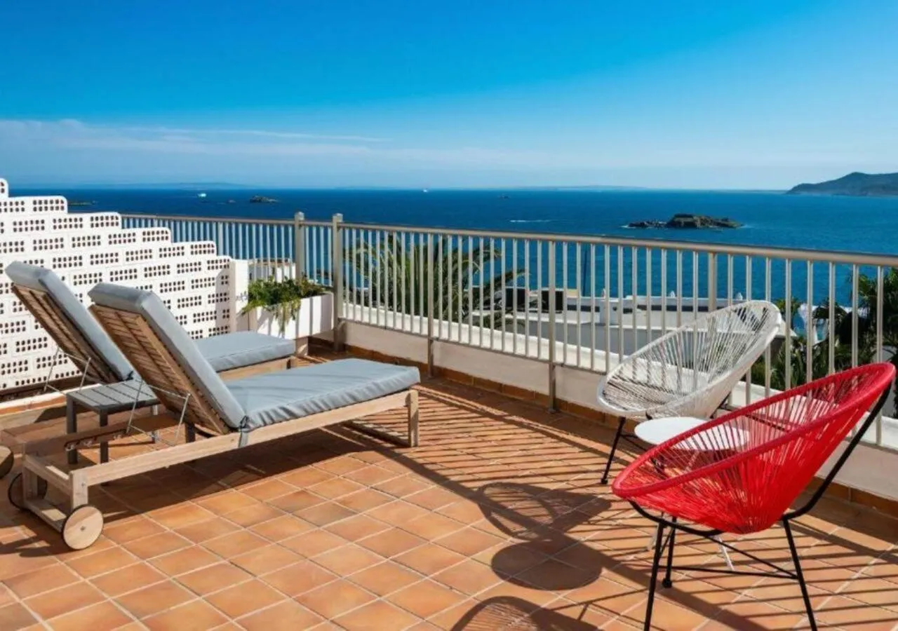 Balcony/Terrace in Hotel Cenit & Apts Sol y Viento