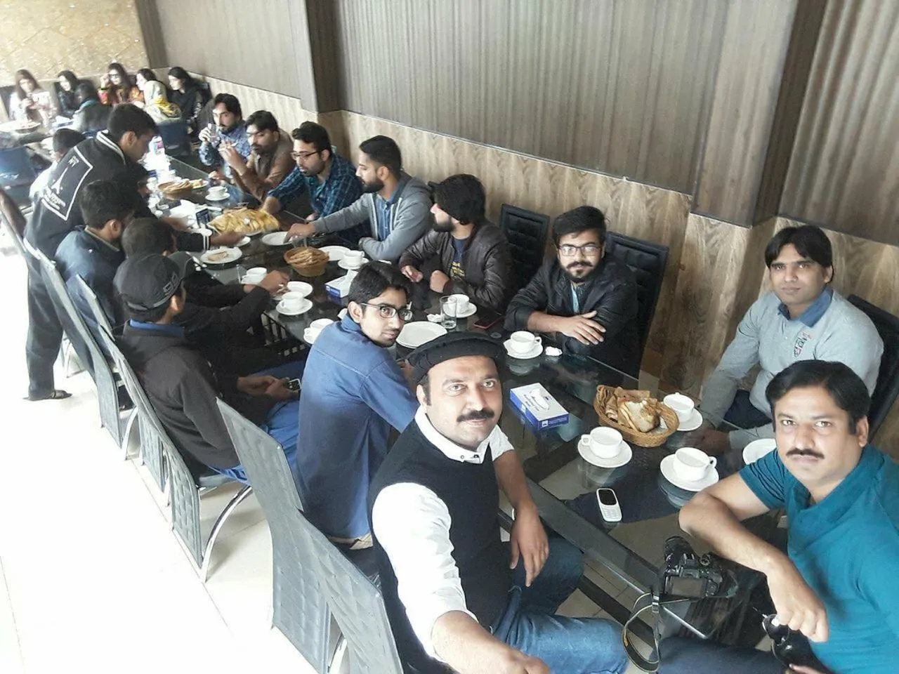 People in Muzaffarabad View Motel