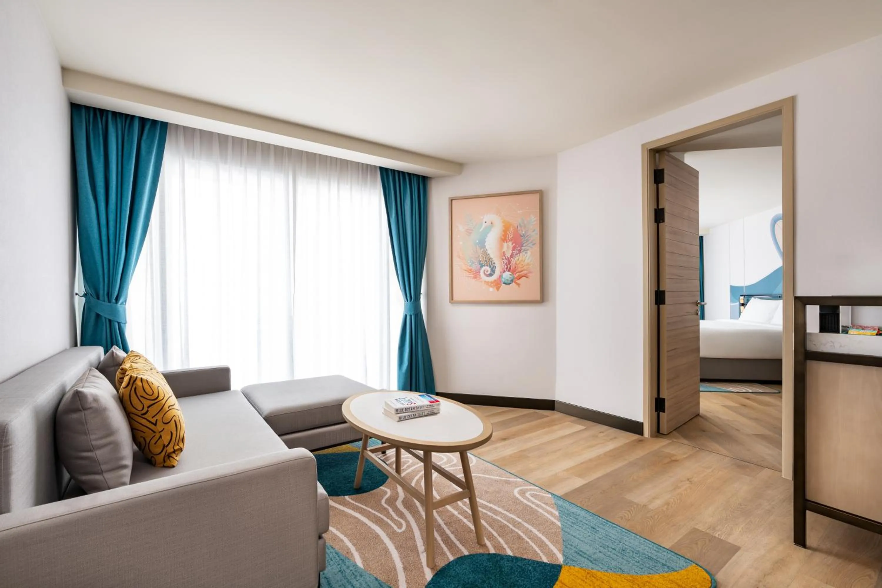 Living room in M Social Hotel Phuket