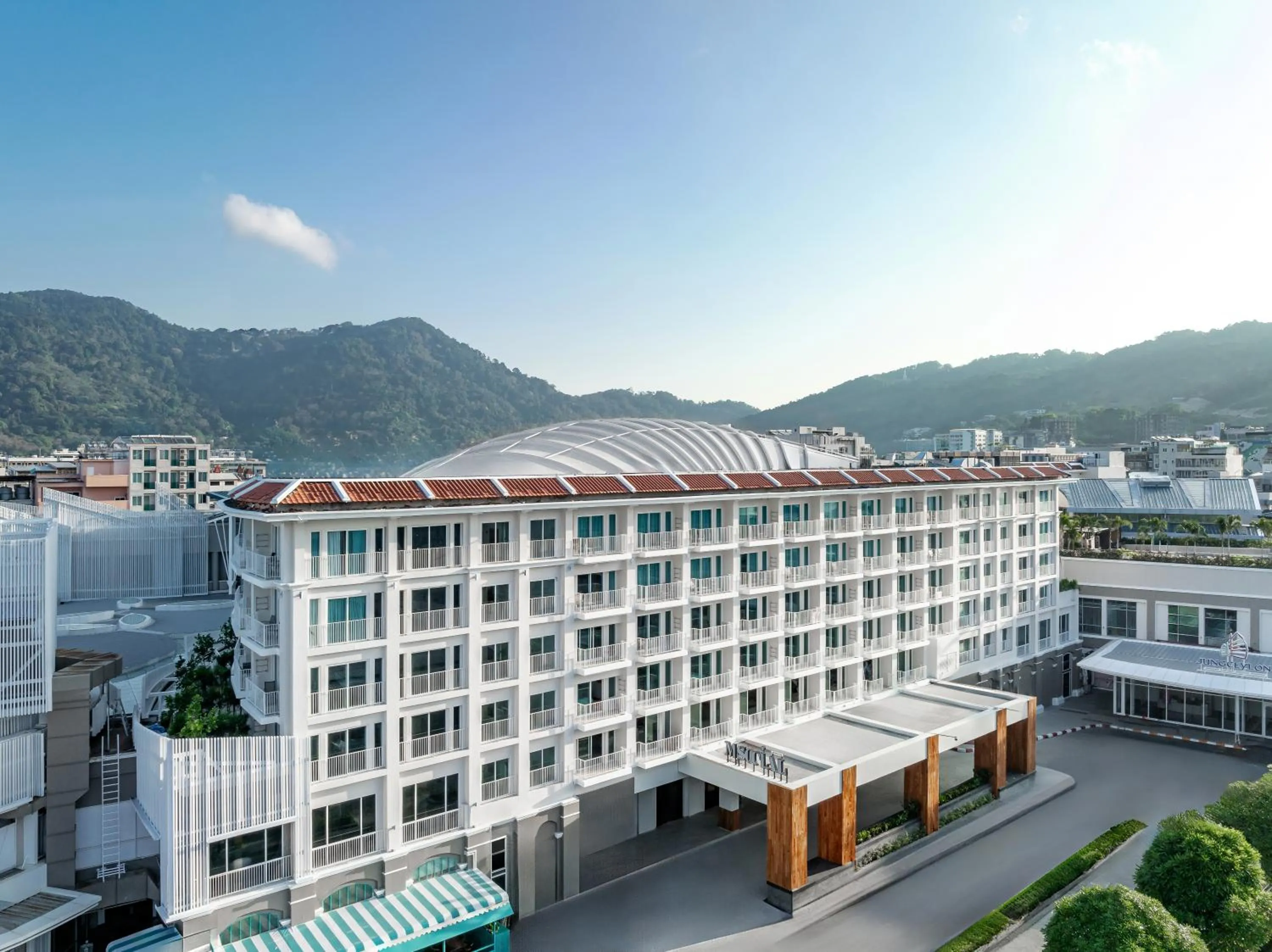 Property building in M Social Hotel Phuket