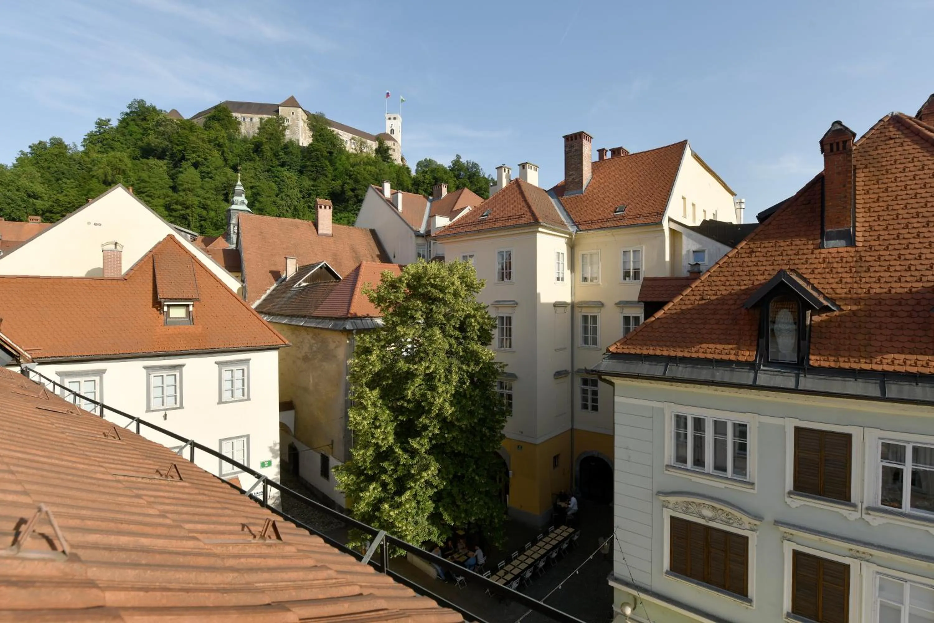 City view in Tromostovje apartments