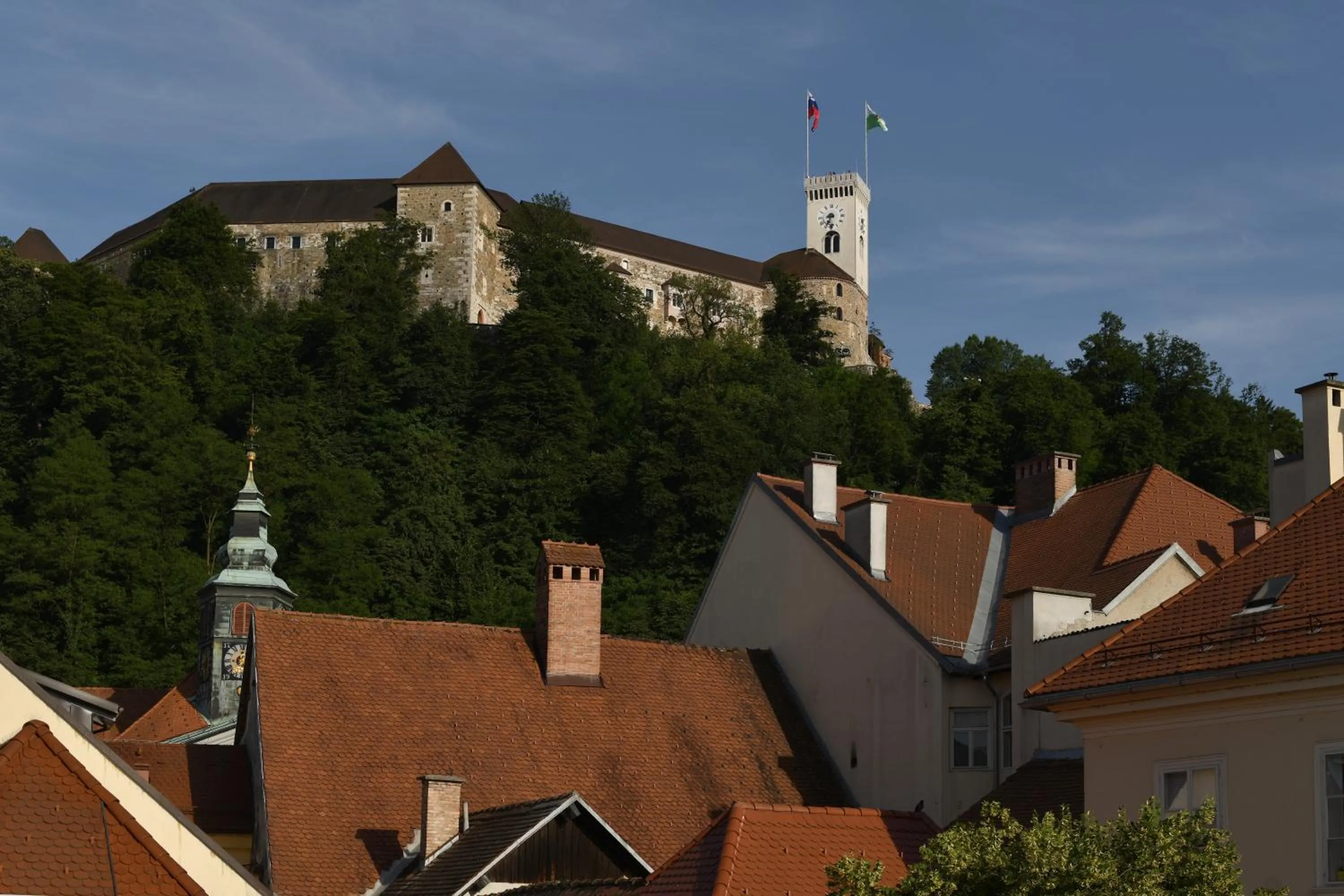 Landmark view in Tromostovje apartments