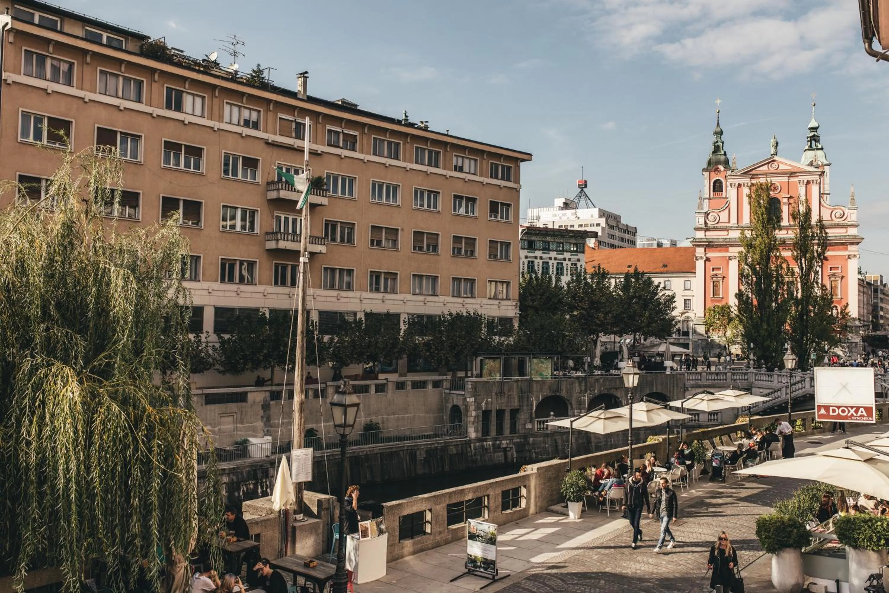 City view in Tromostovje apartments