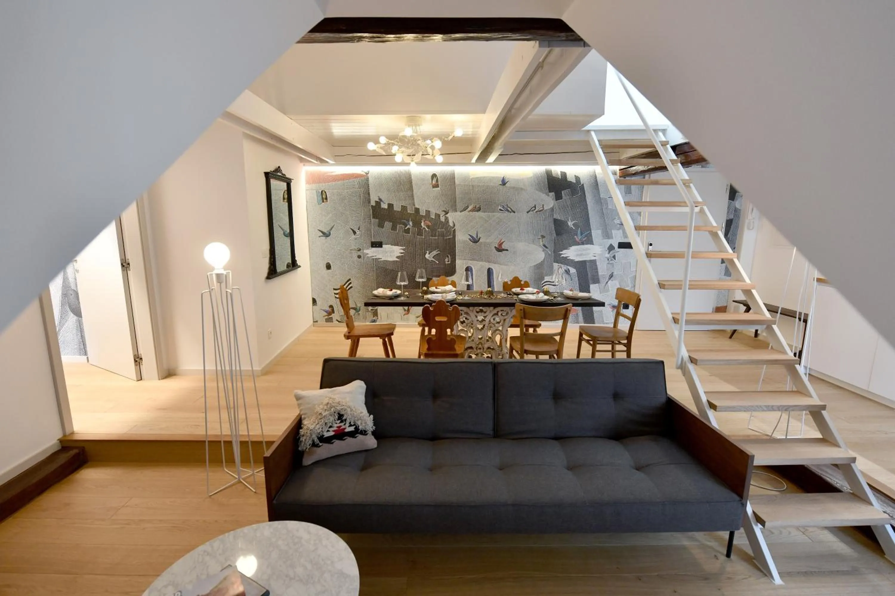 Living room in Tromostovje apartments