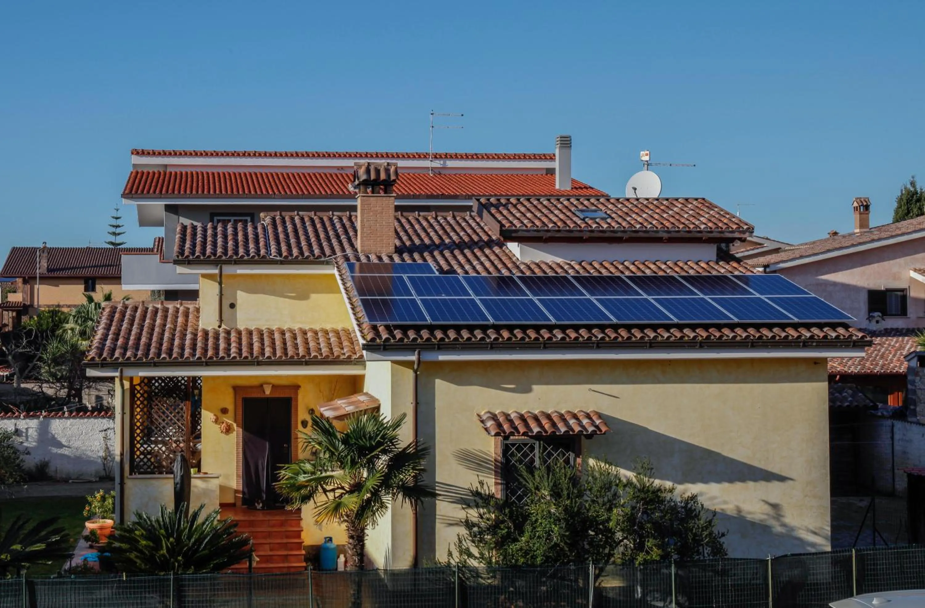 Property building in Paoline's suite in villa