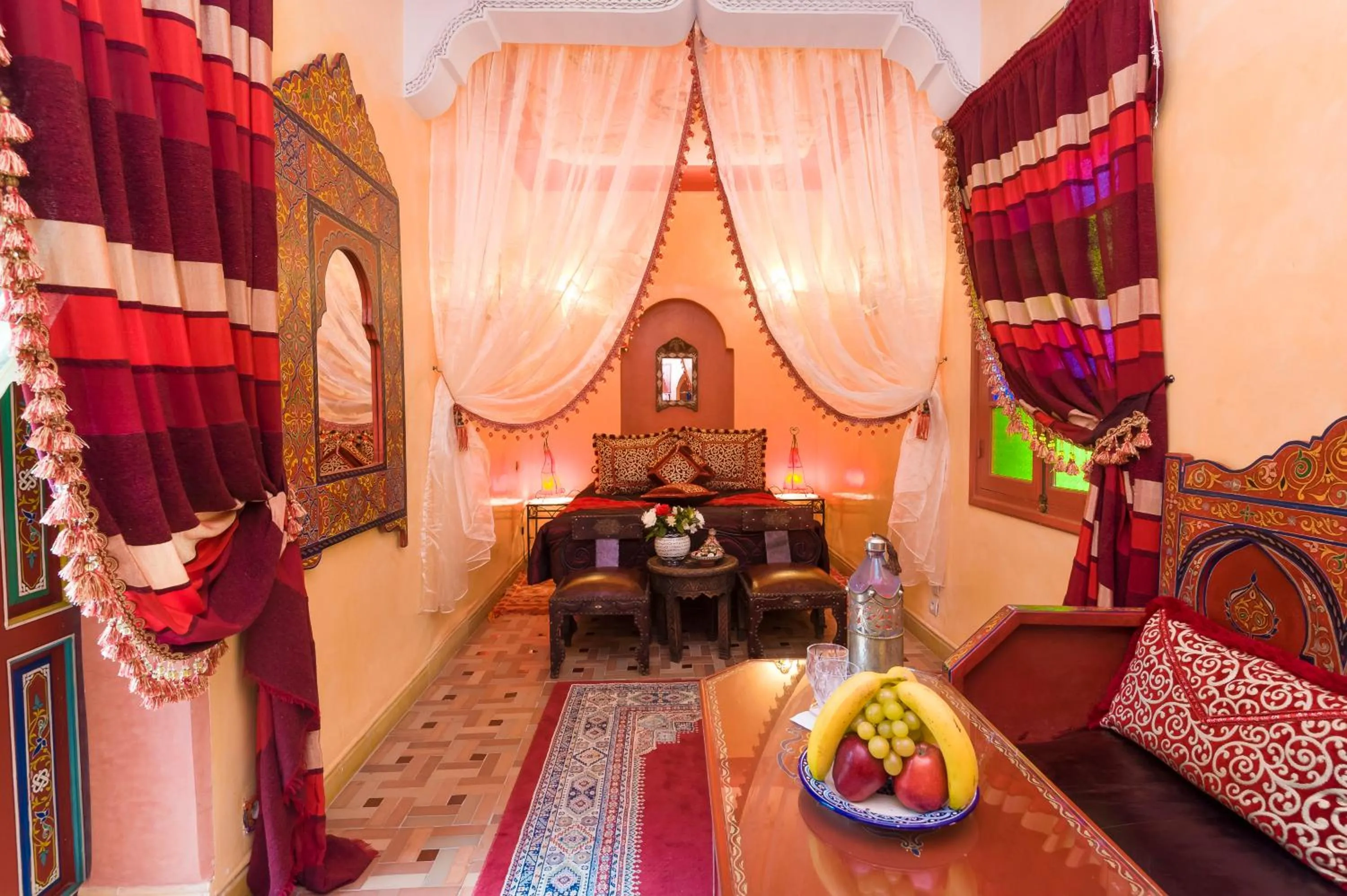 Bedroom in Riad bleu du Sud