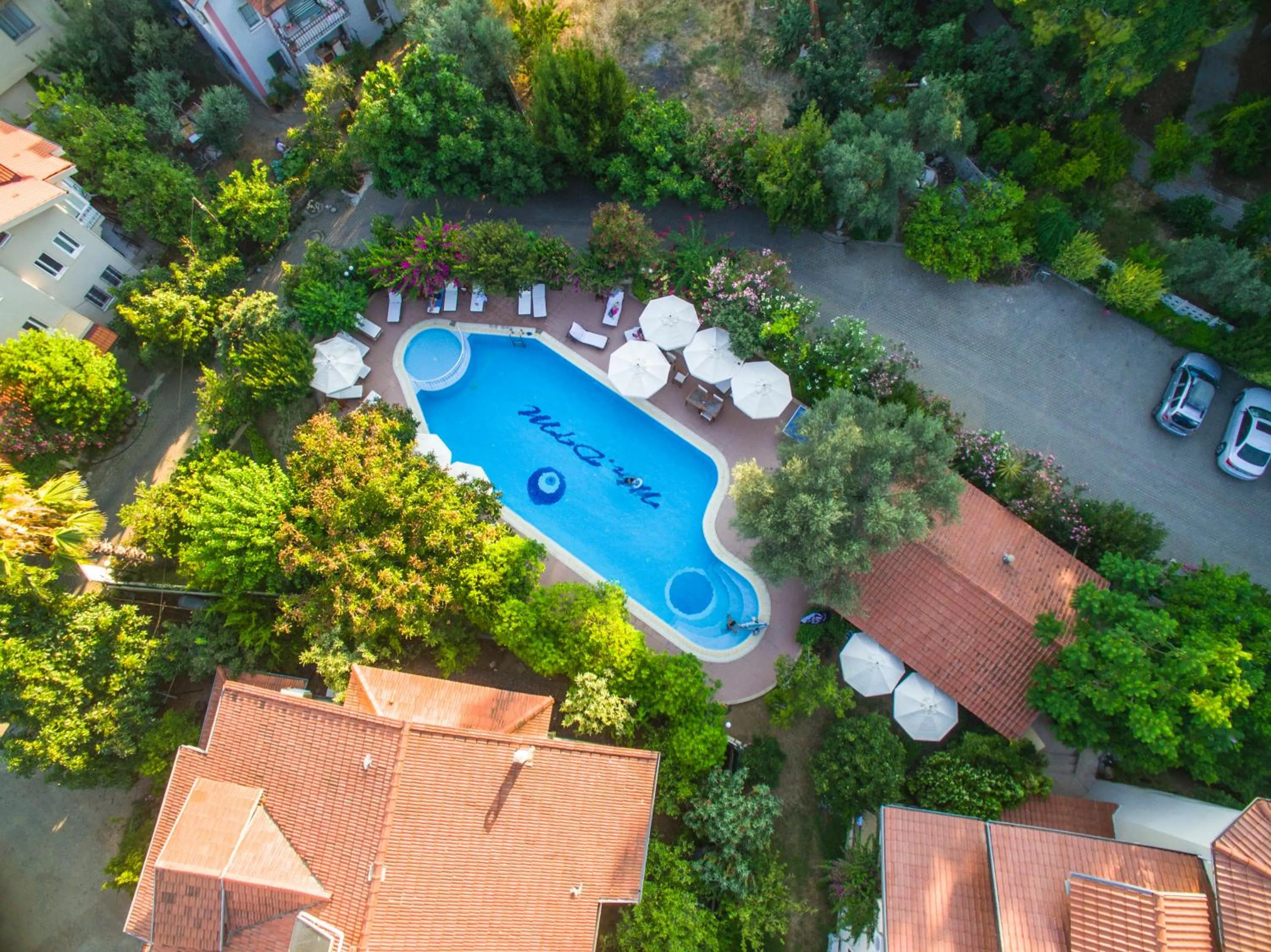 Pool view in Mr. Dim Exclusive Apart Hotel