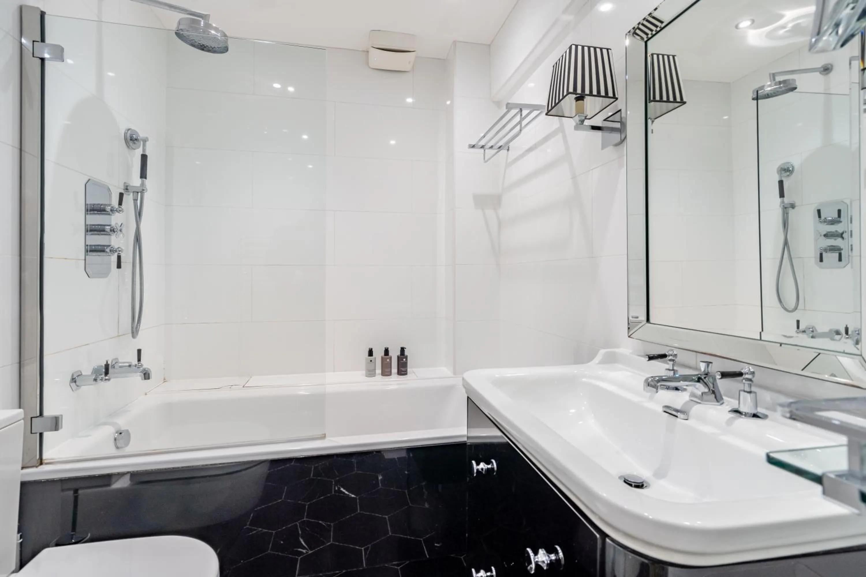 Shower in Strozzi Palace Suites by Mansley