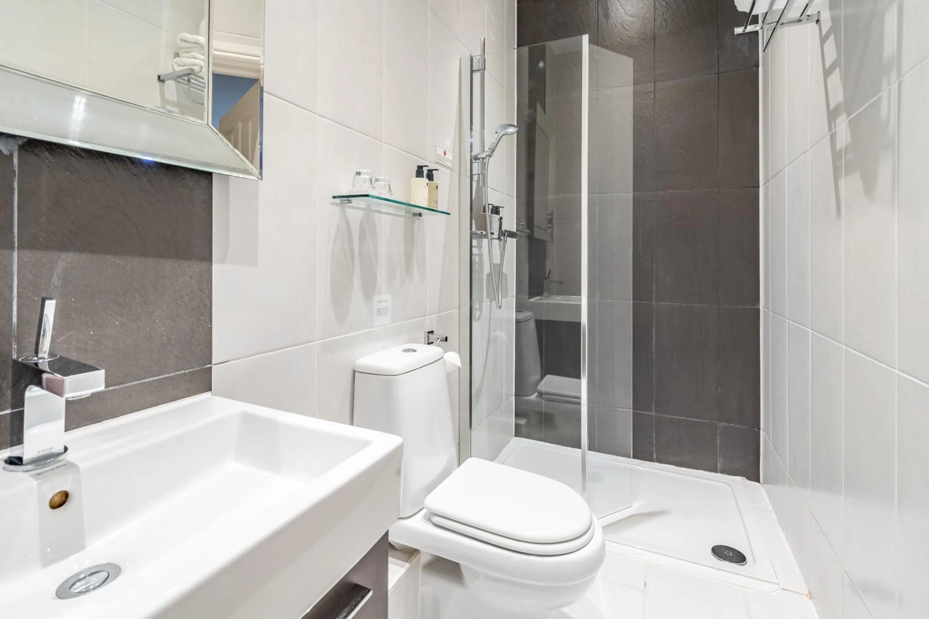 Shower in Strozzi Palace Suites by Mansley