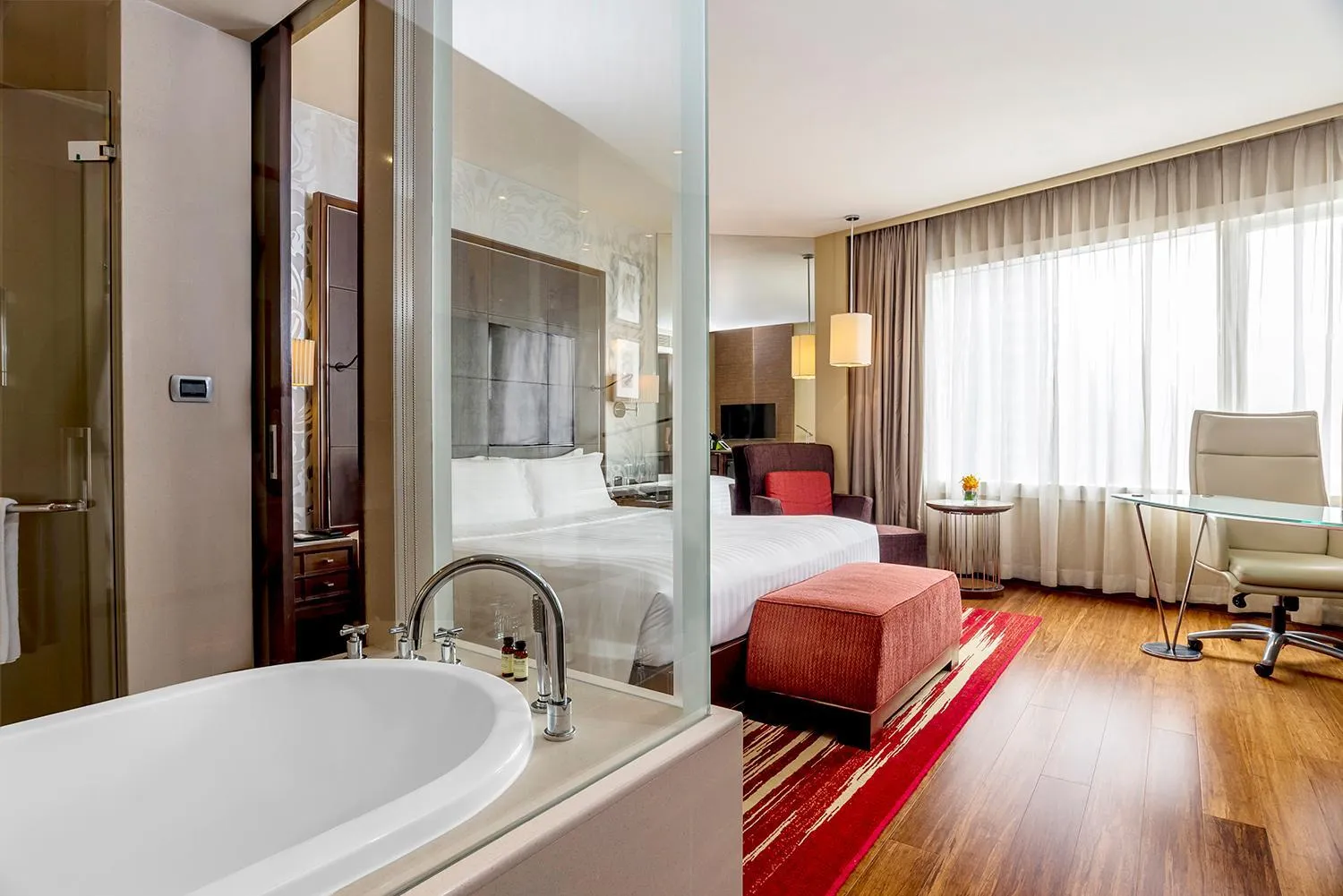 Bedroom, Bed in Pullman Bangkok Grande Sukhumvit