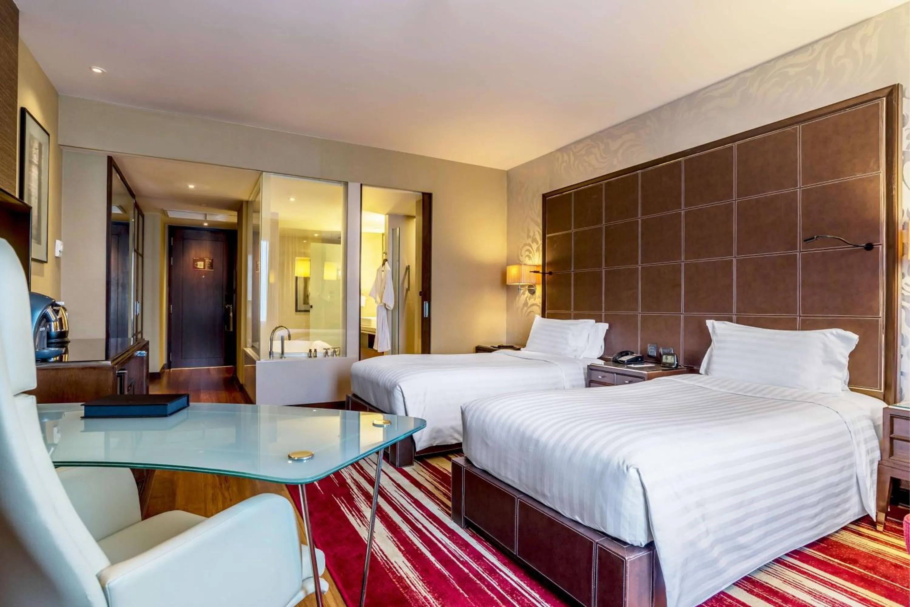 Bed in Pullman Bangkok Grande Sukhumvit