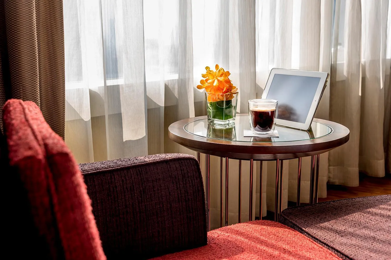 Bedroom in Pullman Bangkok Grande Sukhumvit