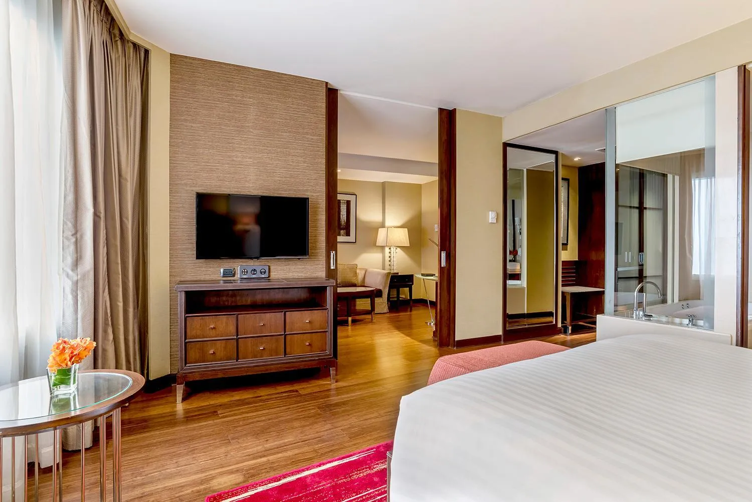 Bedroom, Bed in Pullman Bangkok Grande Sukhumvit