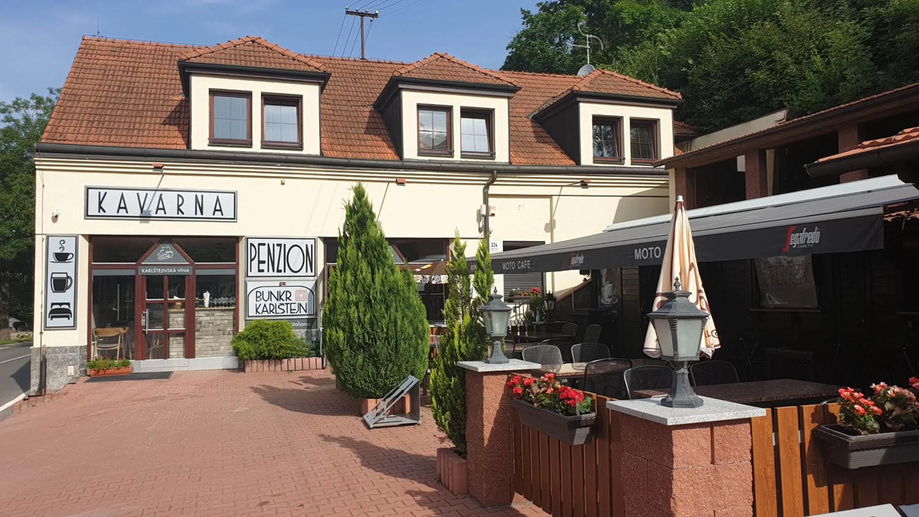 Property building in Bunkr Karlštejn