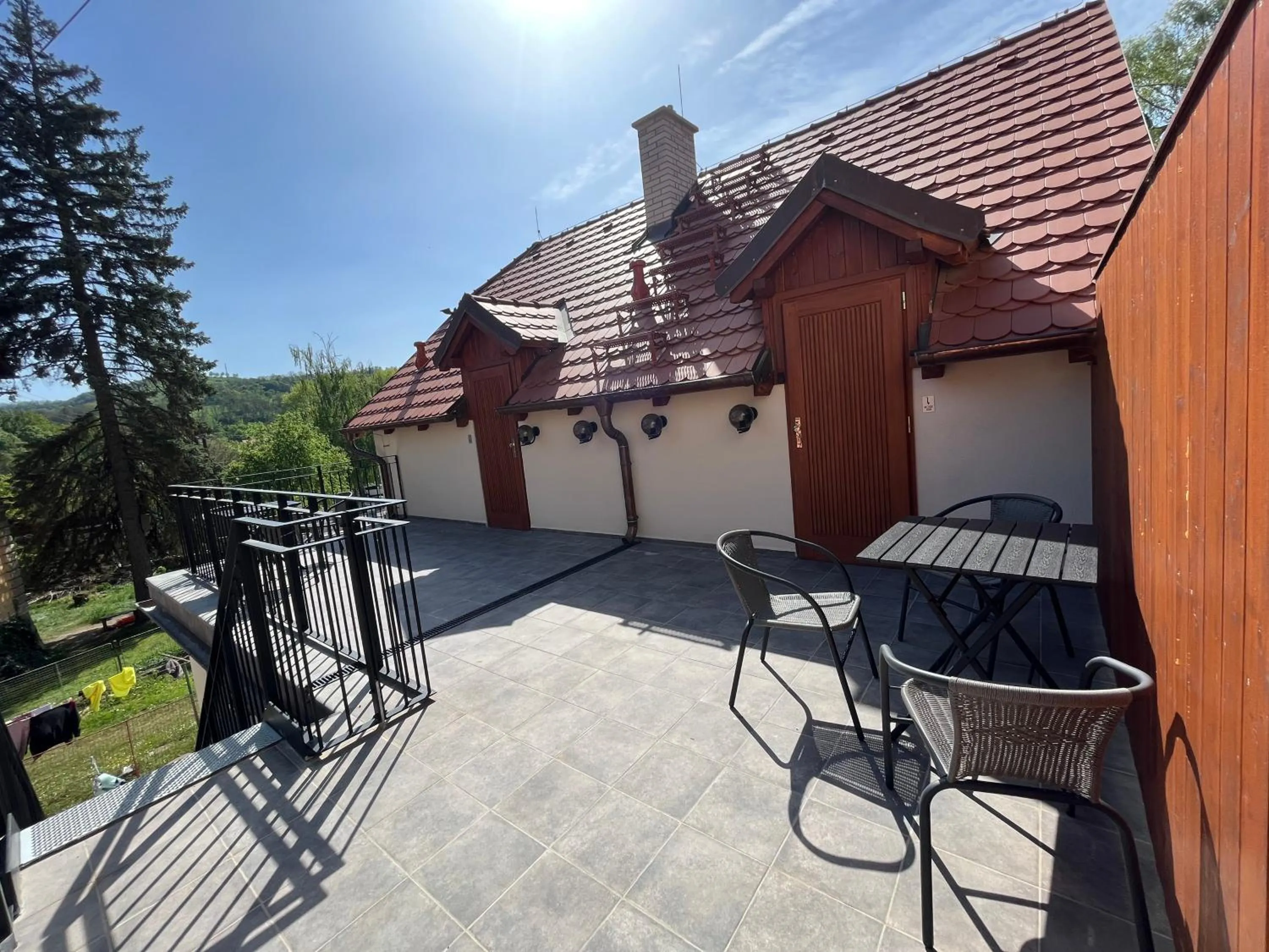 Balcony/Terrace in Bunkr Karlštejn