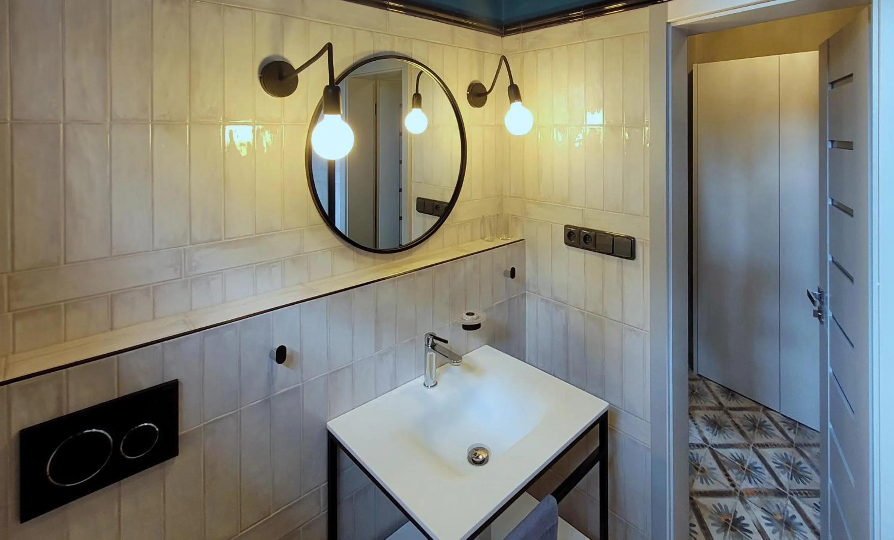 Bathroom in Bunkr Karlštejn