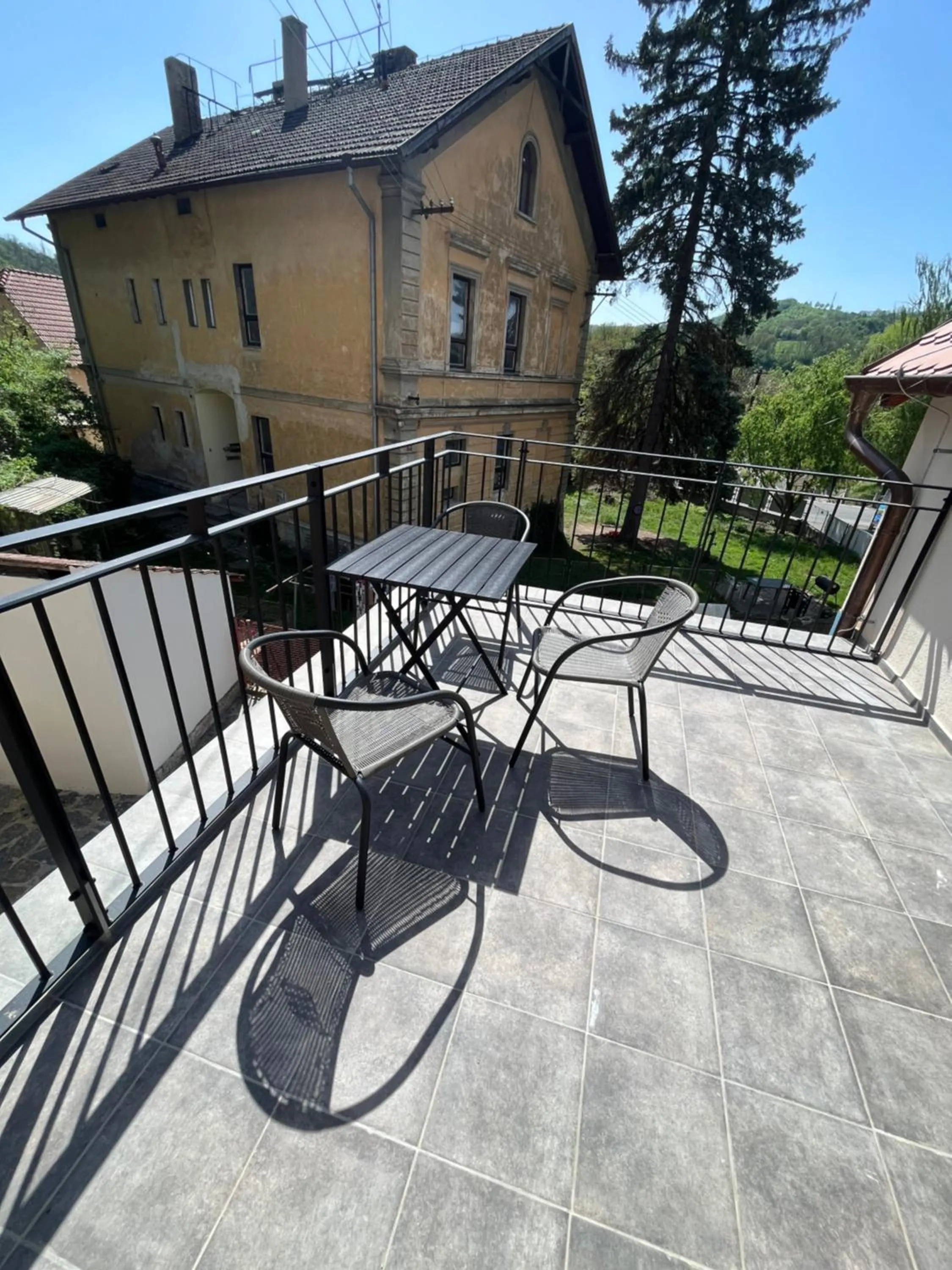 View (from property/room) in Bunkr Karlštejn