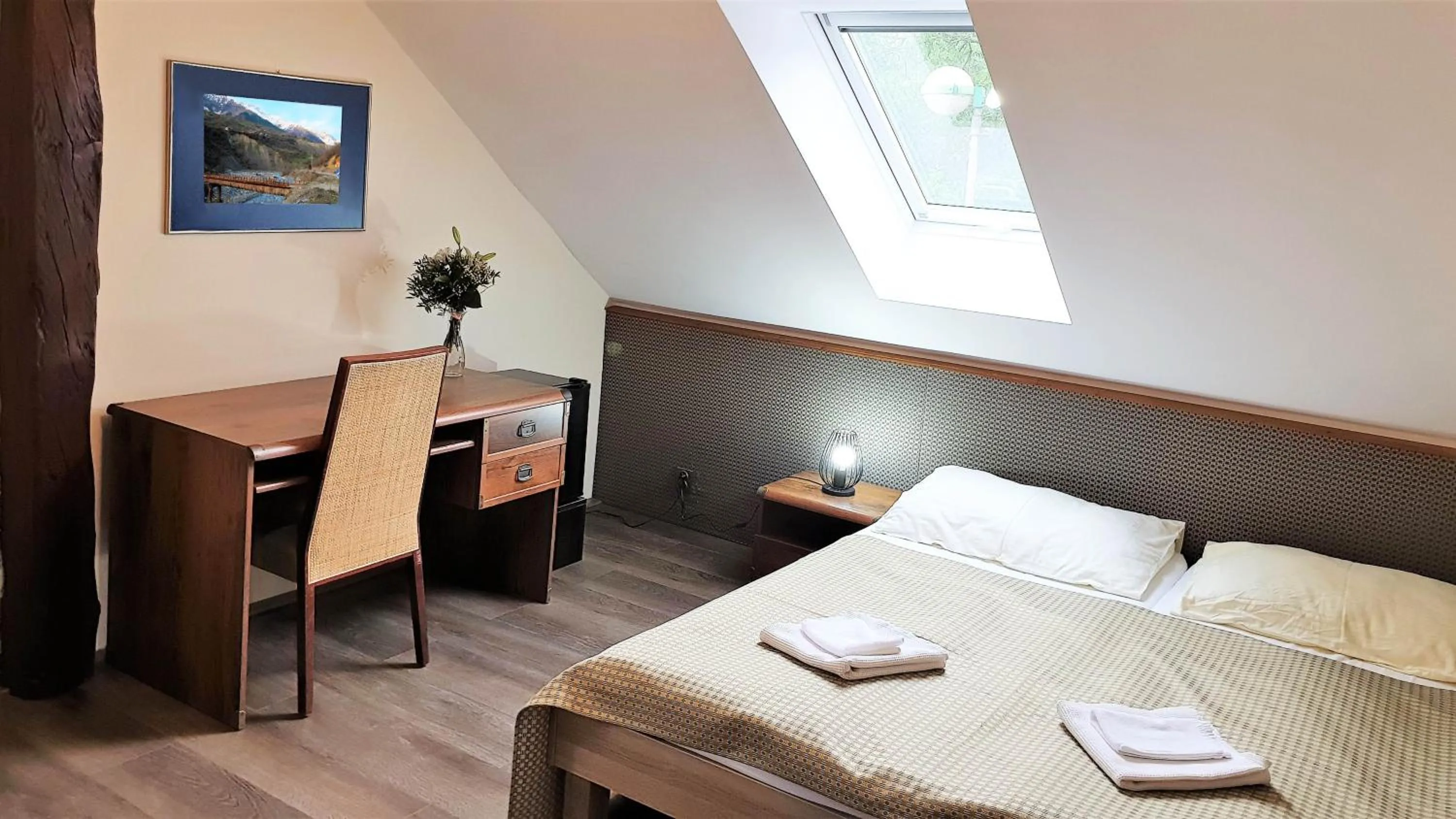 Property building, Bed in Bunkr Karlštejn