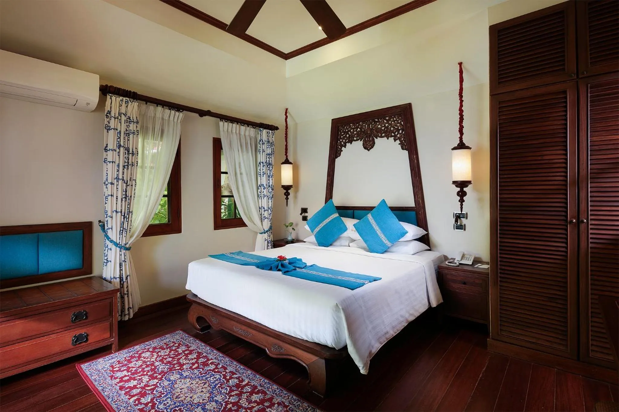 Bed in Anavana Beach Resort