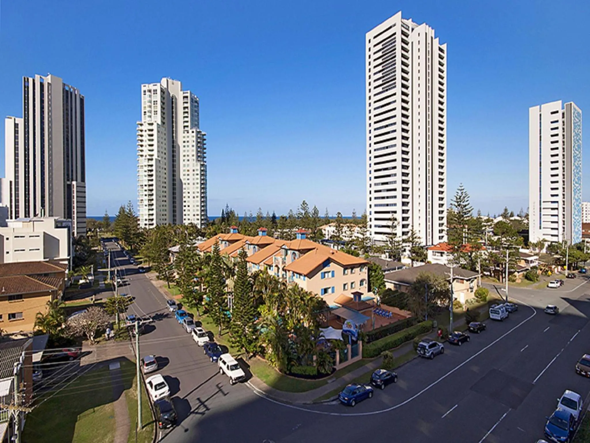 Bird's eye view in Aruba Surf Resort