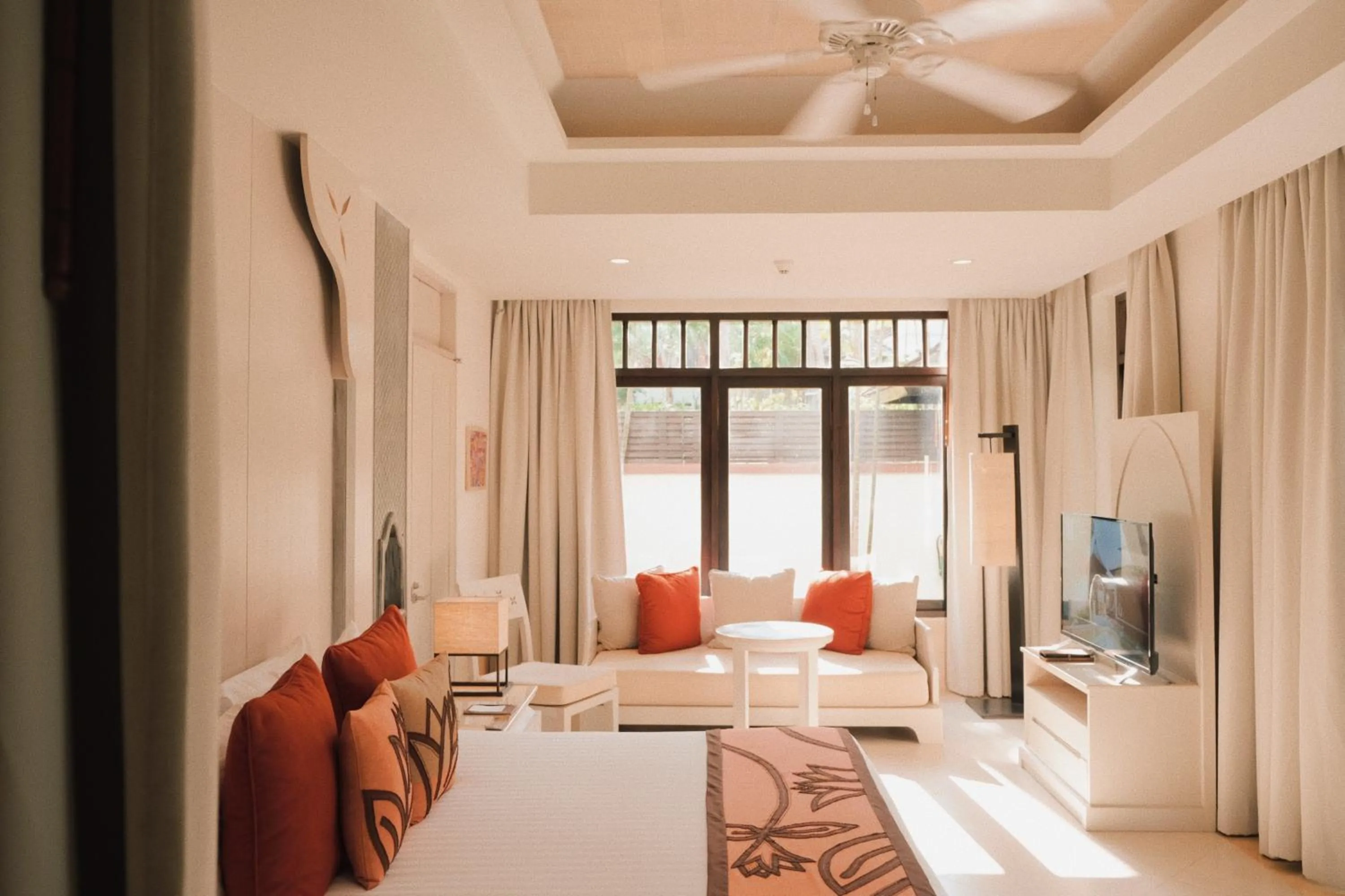 Bedroom in Melati Beach Resort & Spa