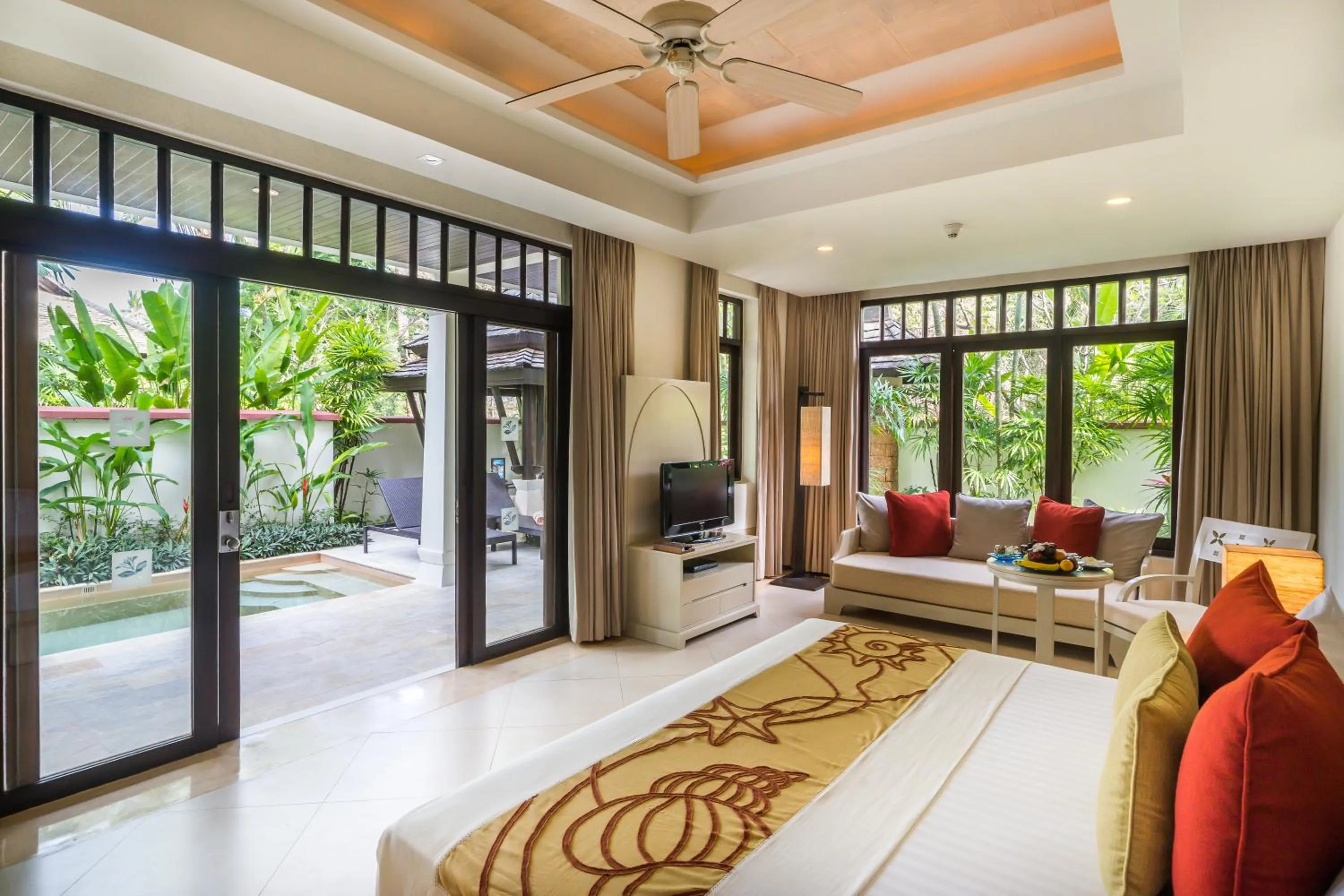 Bedroom in Melati Beach Resort & Spa