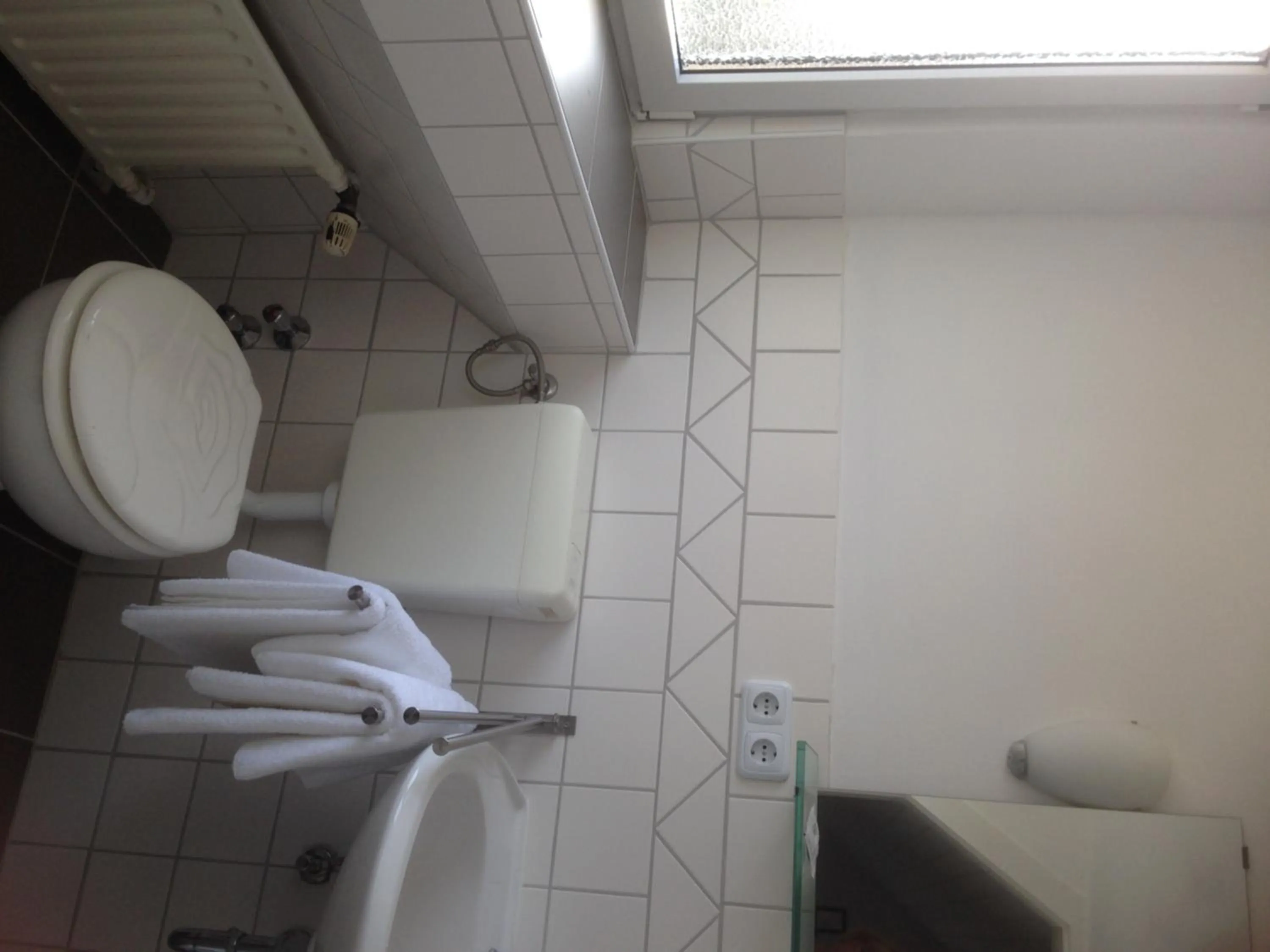Toilet in Das Ostseehotel