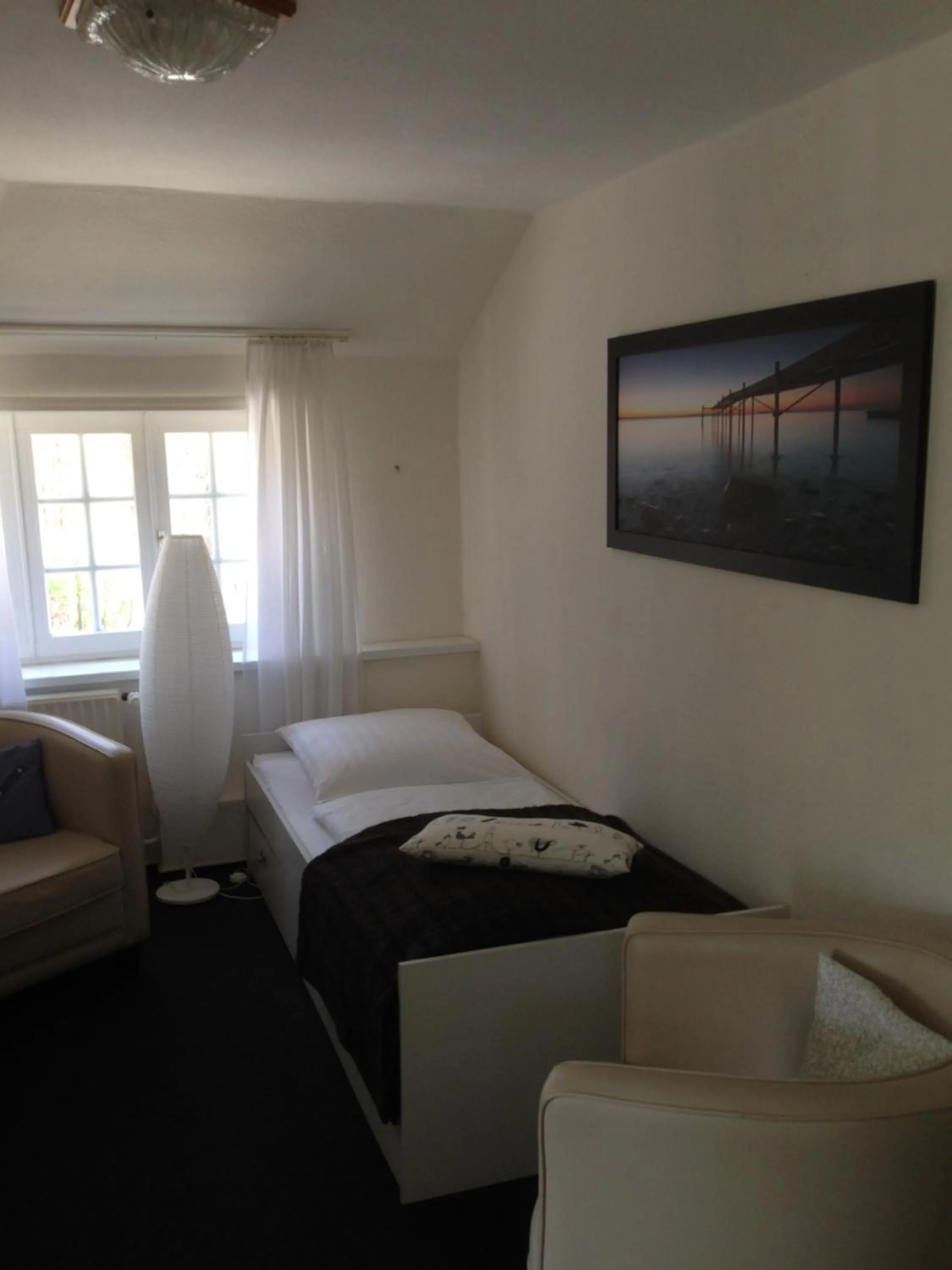 Bed in Das Ostseehotel